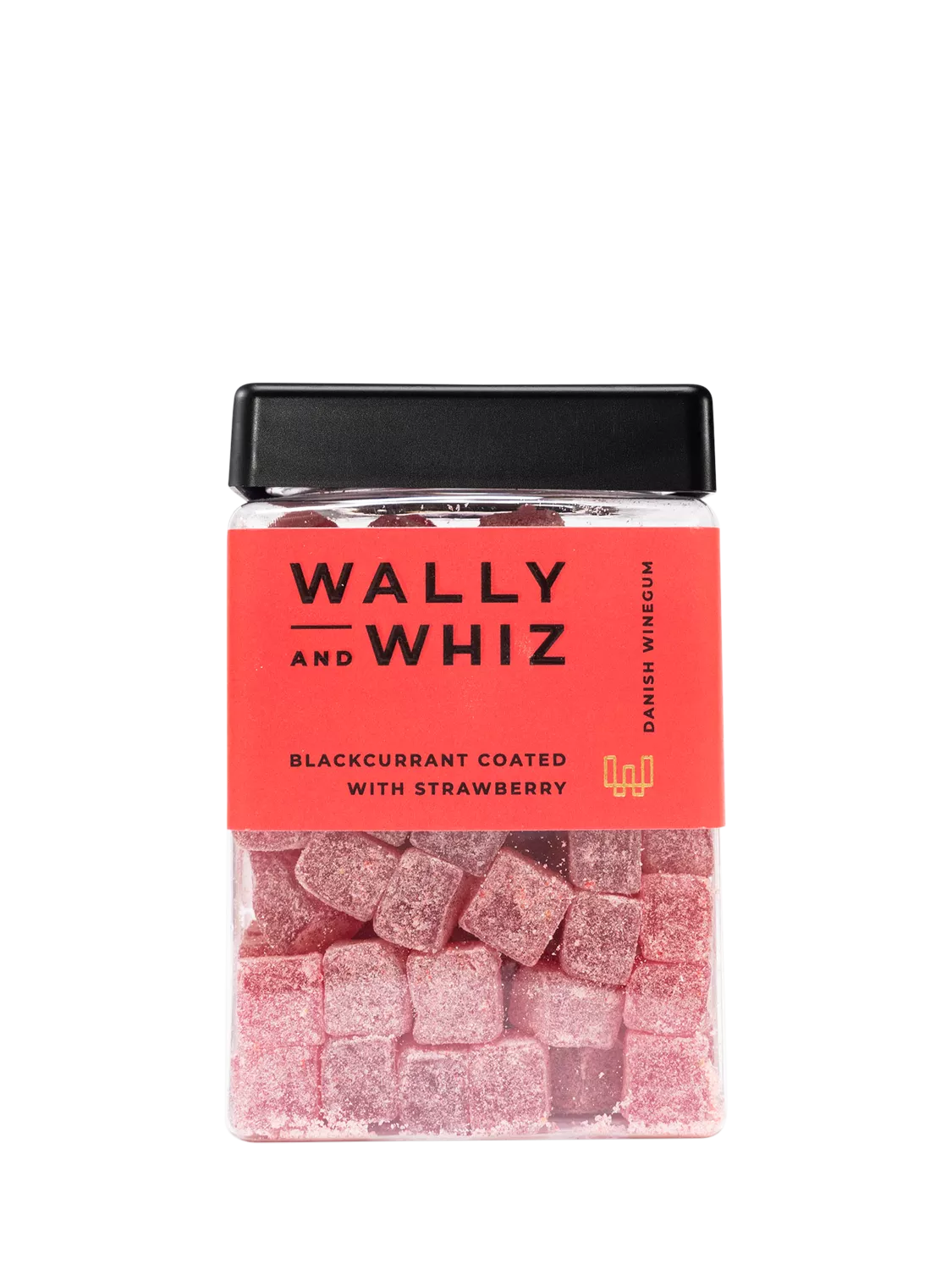 Wally and Whiz blackcurrant and strawberry wine gums 240g (British brand)