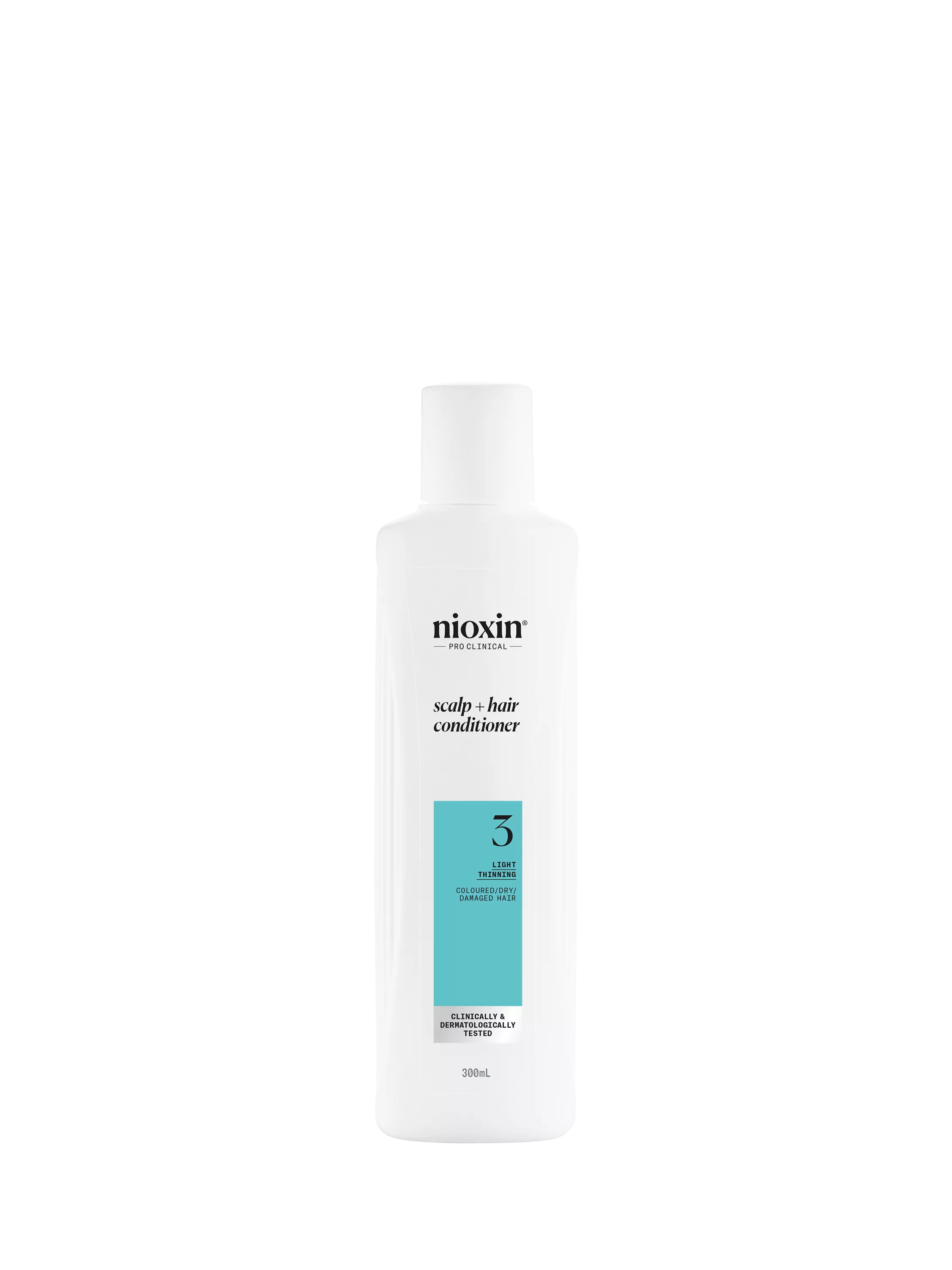 Nioxin hair conditioner for coloured, dry, damaged hair with light thinning, imported from the UK