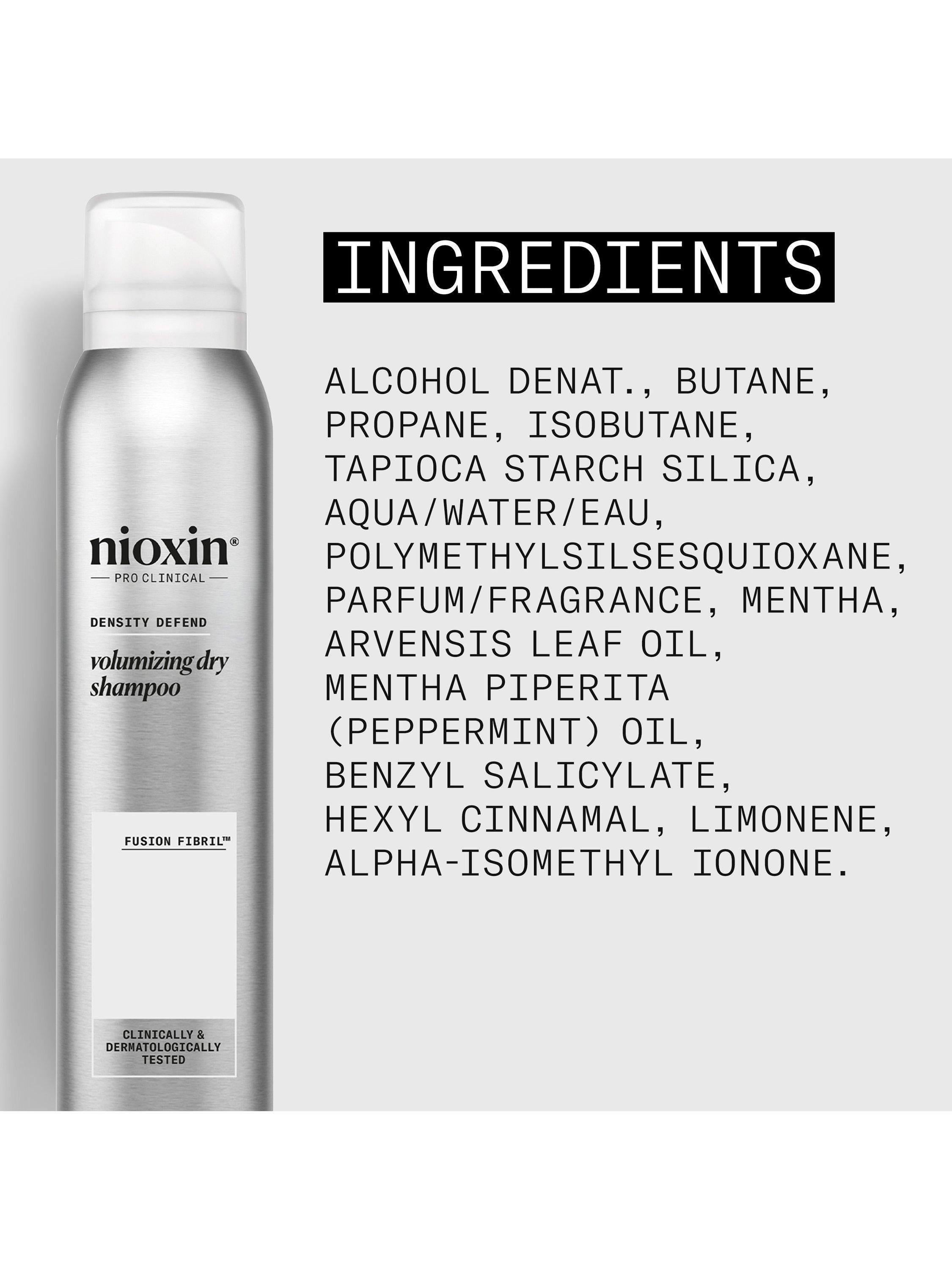 Nioxin volumising dry shampoo 180ml, imported from the UK