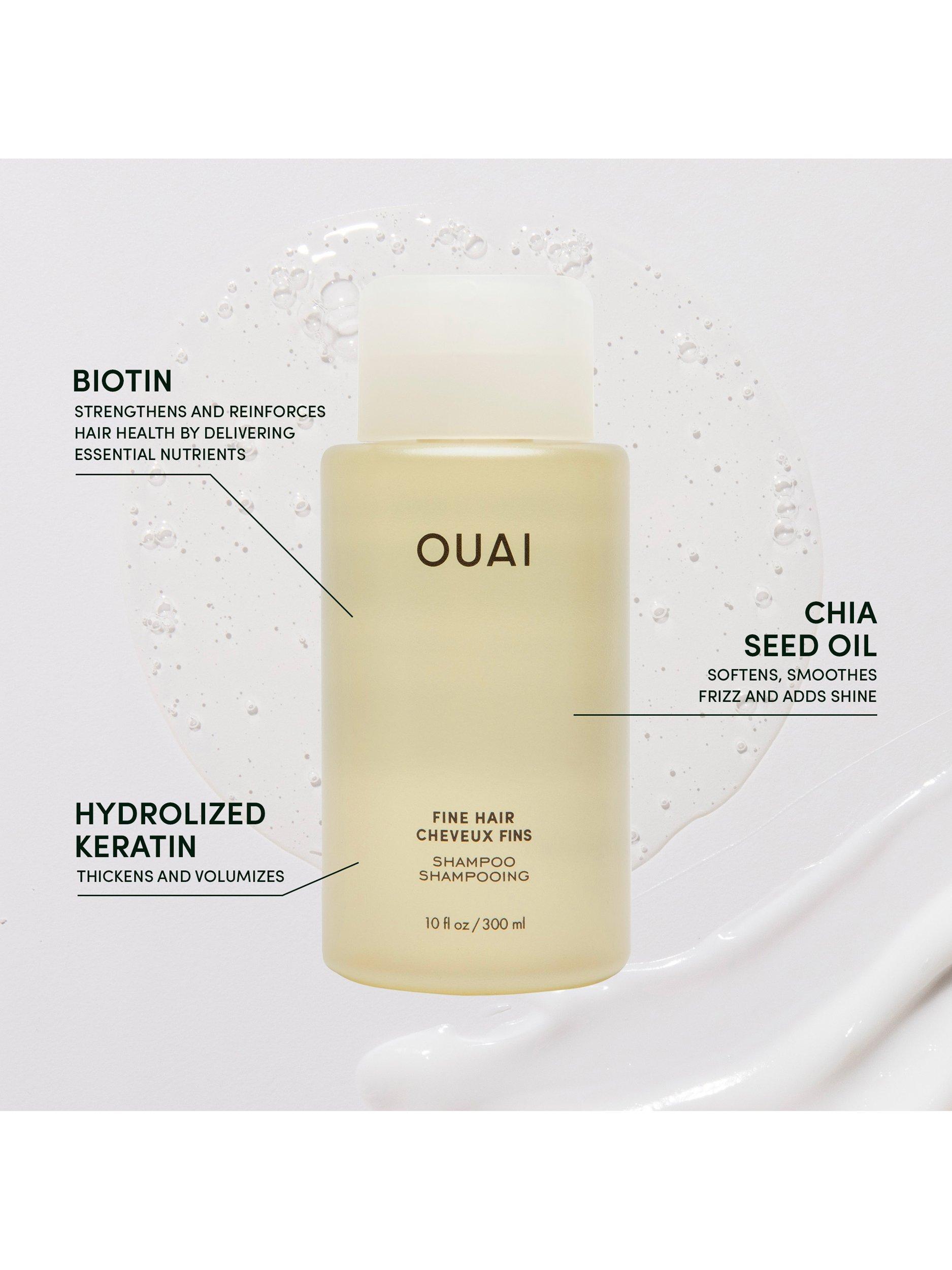 OUAI fine shampoo travel size 89ml, imported from the UK