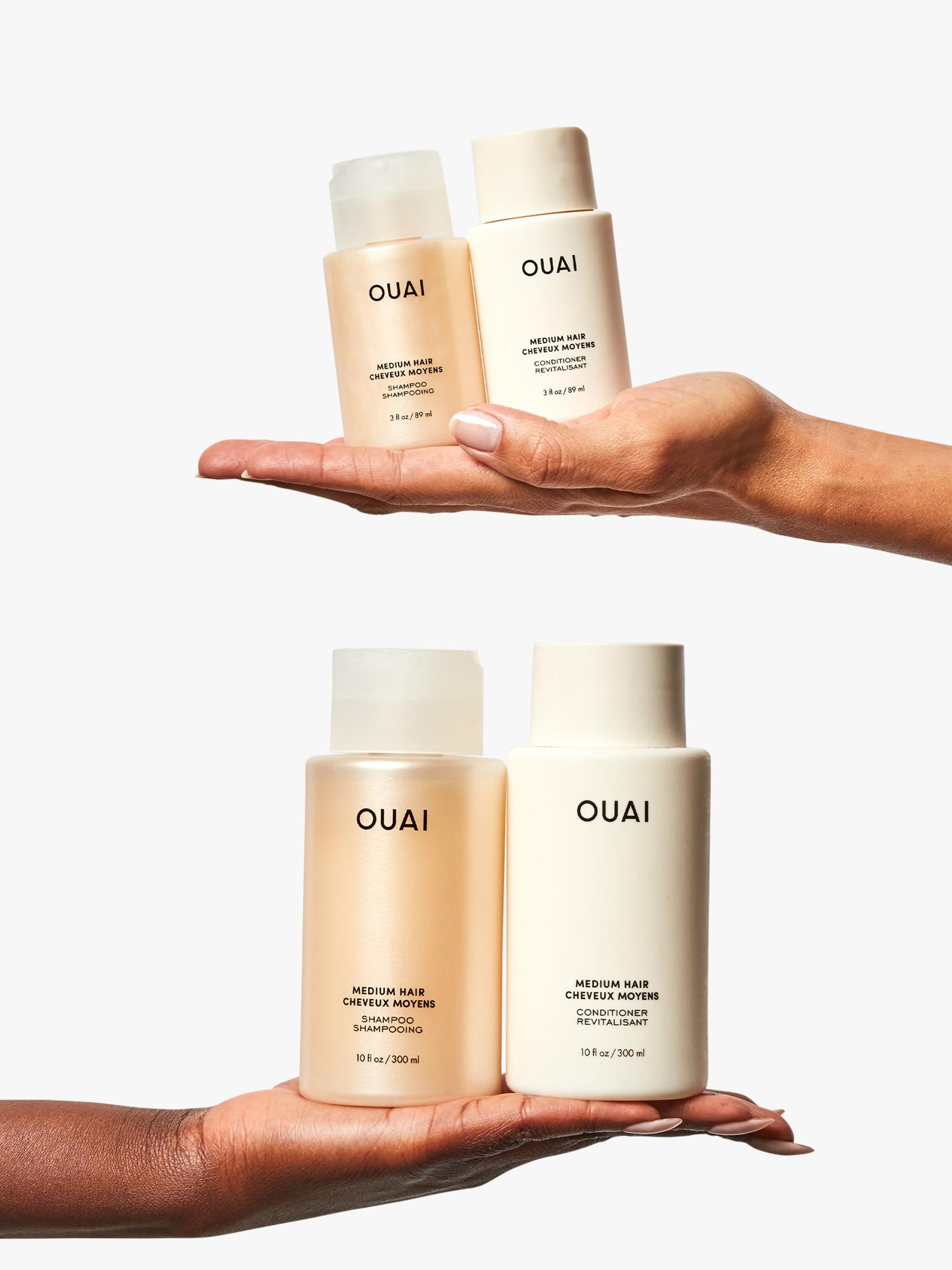 OUAI Medium Hair Shampoo Travel Size 89ml, imported from the UK