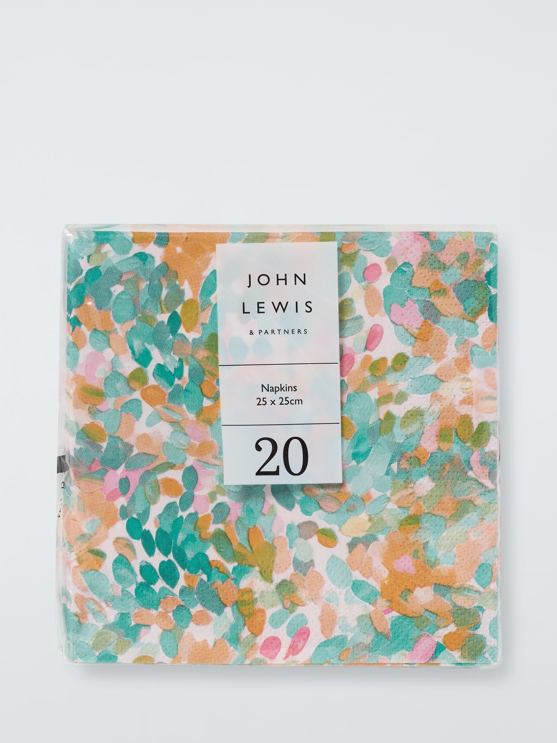 Fruit Print Confetti Paper Cocktail Napkins Pack of 20