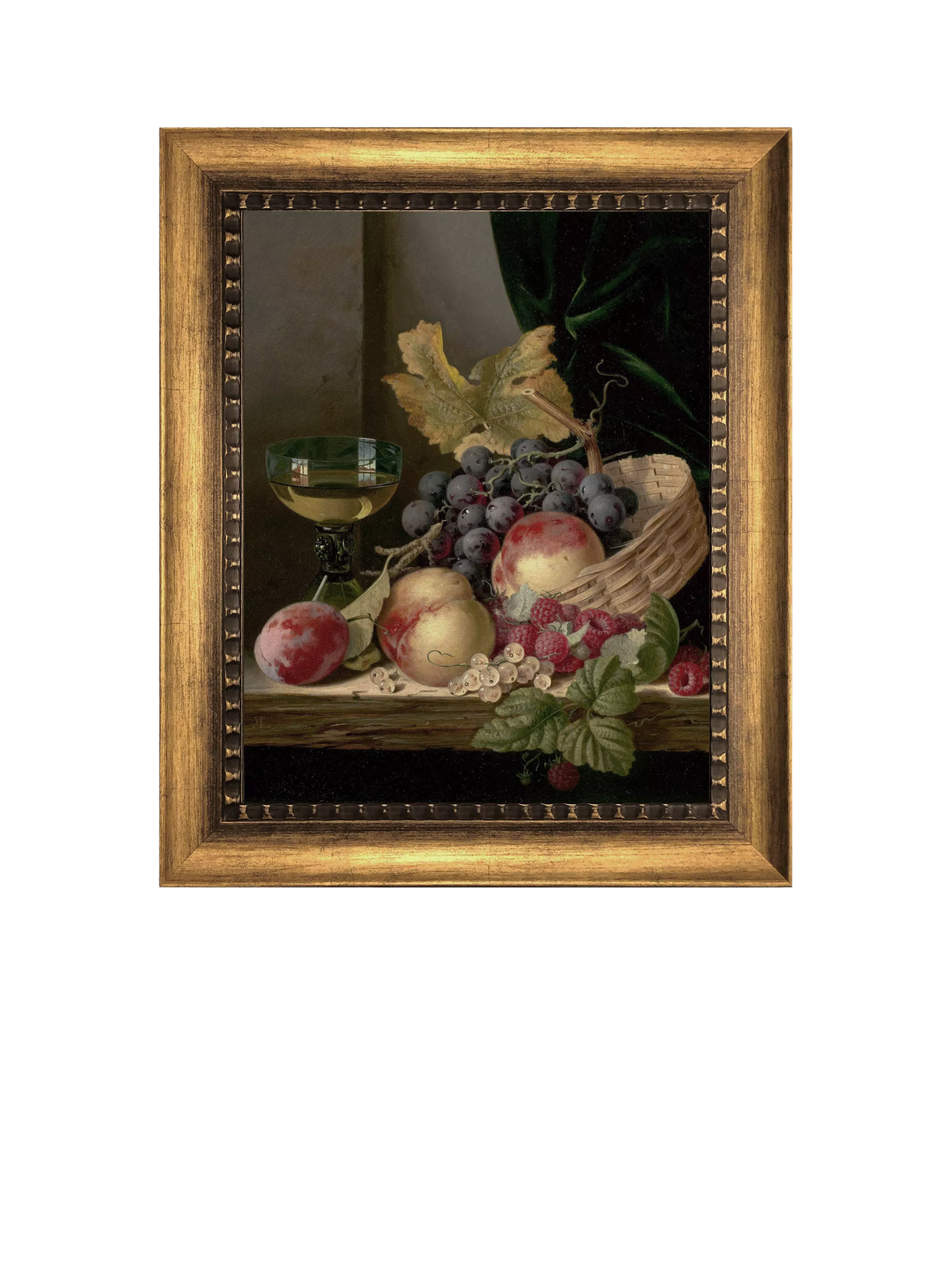 Brookpace Lascelles Still Life Autumn Fruits framed canvas print 64 x 54cm - British product
