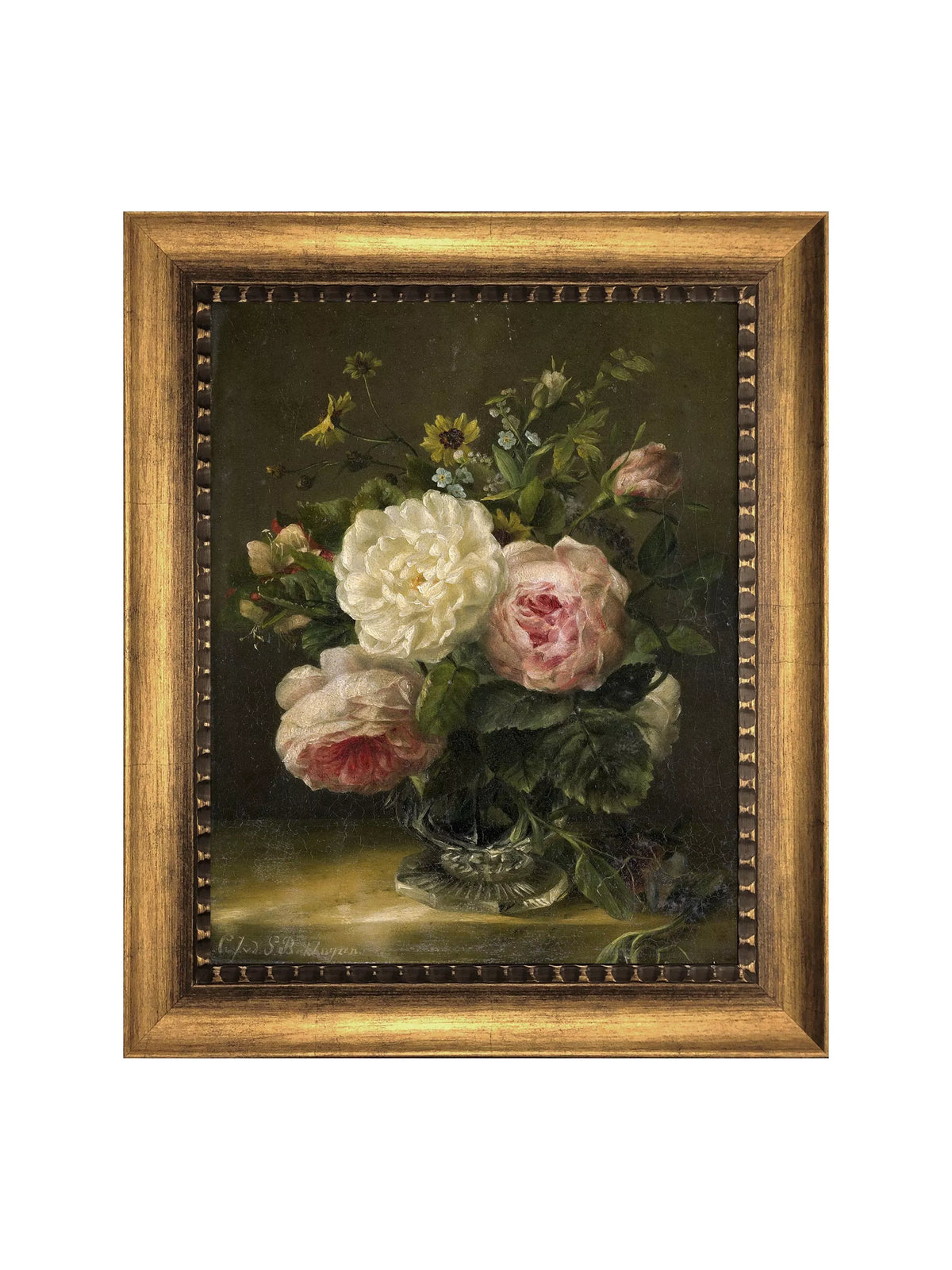 Brookpace Lascelles Still Life canvas print 64x54cm - British product