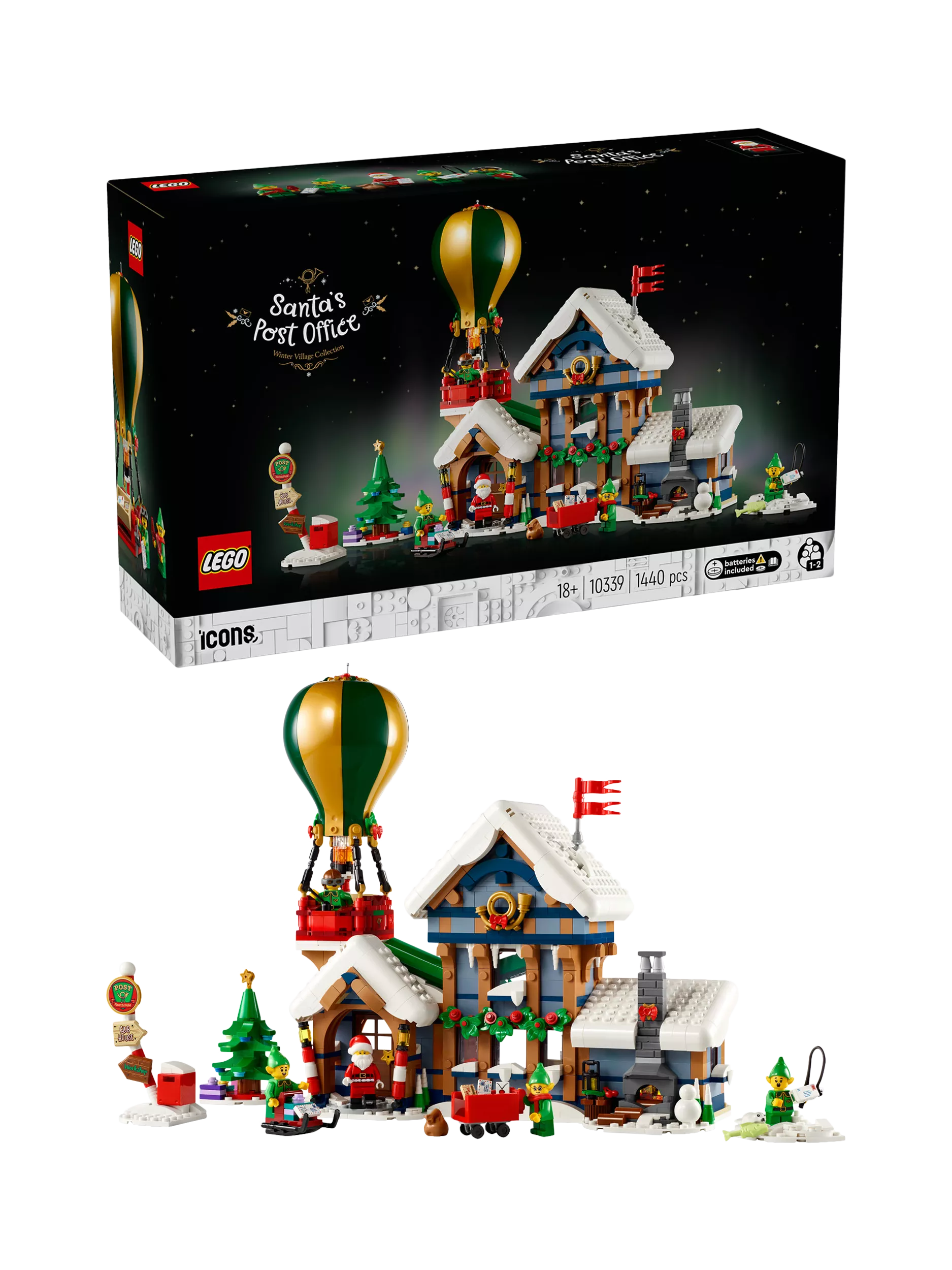 LEGO Santa's Post Office building set, UK version