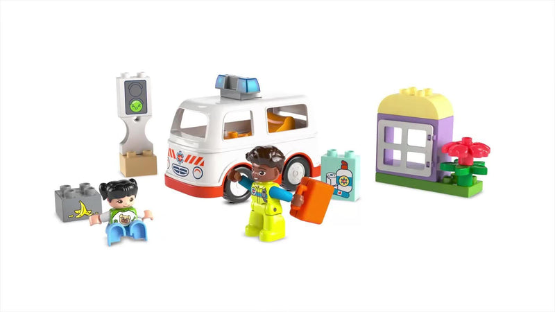 LEGO DUPLO Ambulance and Driver toddler learning toy, UK version