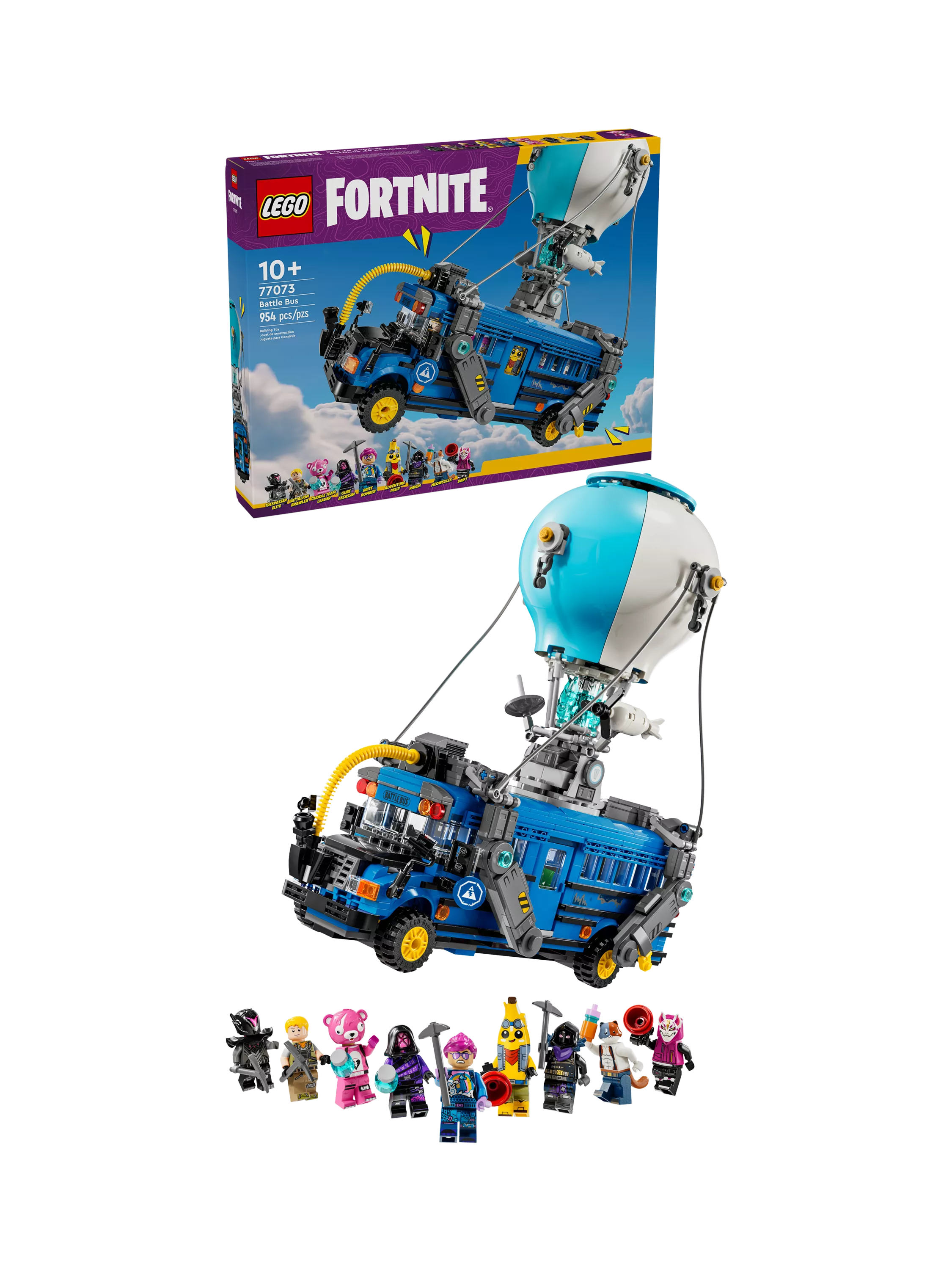 LEGO Fortnite Battle Bus building set, UK version