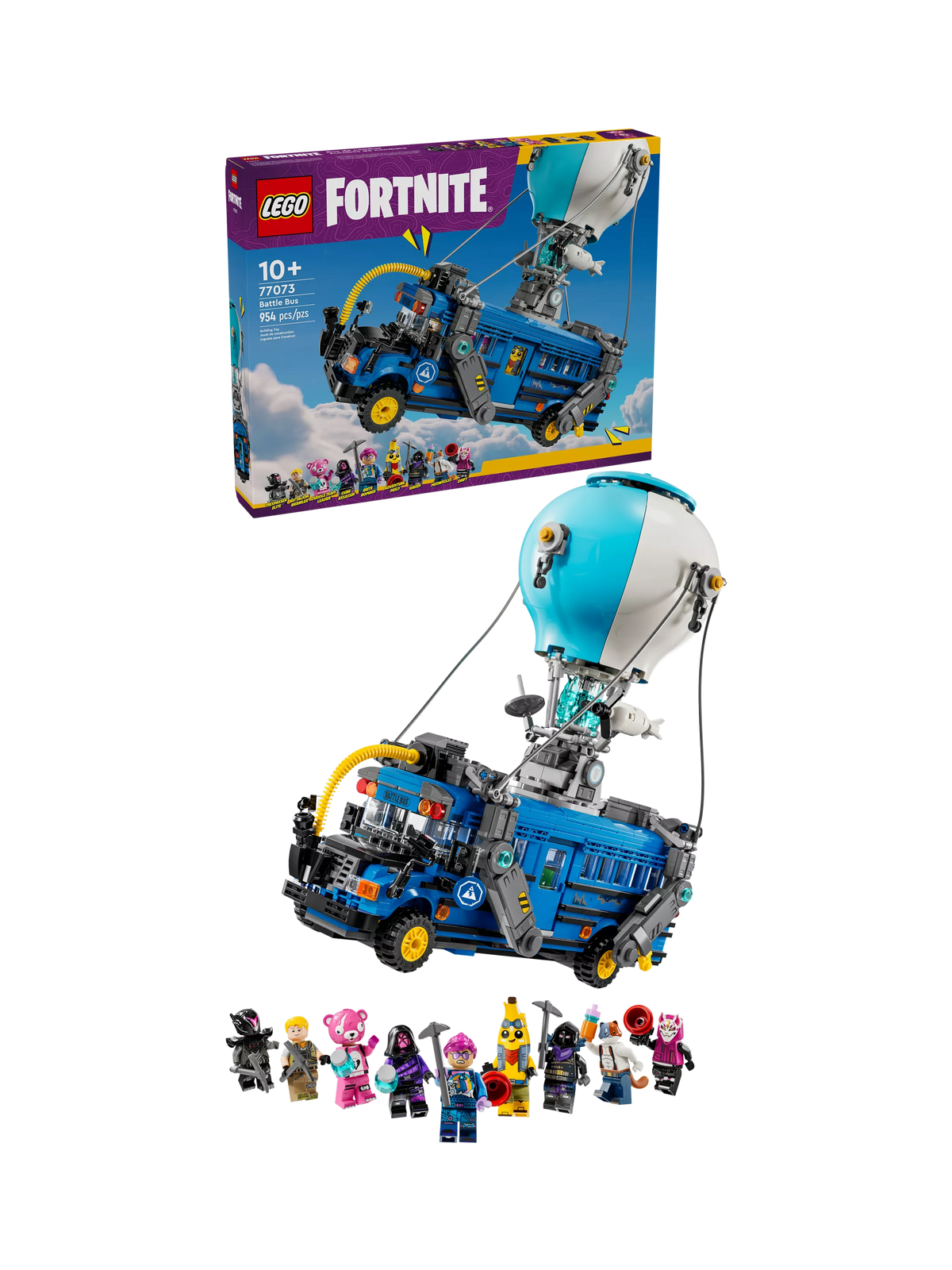 LEGO Fortnite Battle Bus building set, UK version