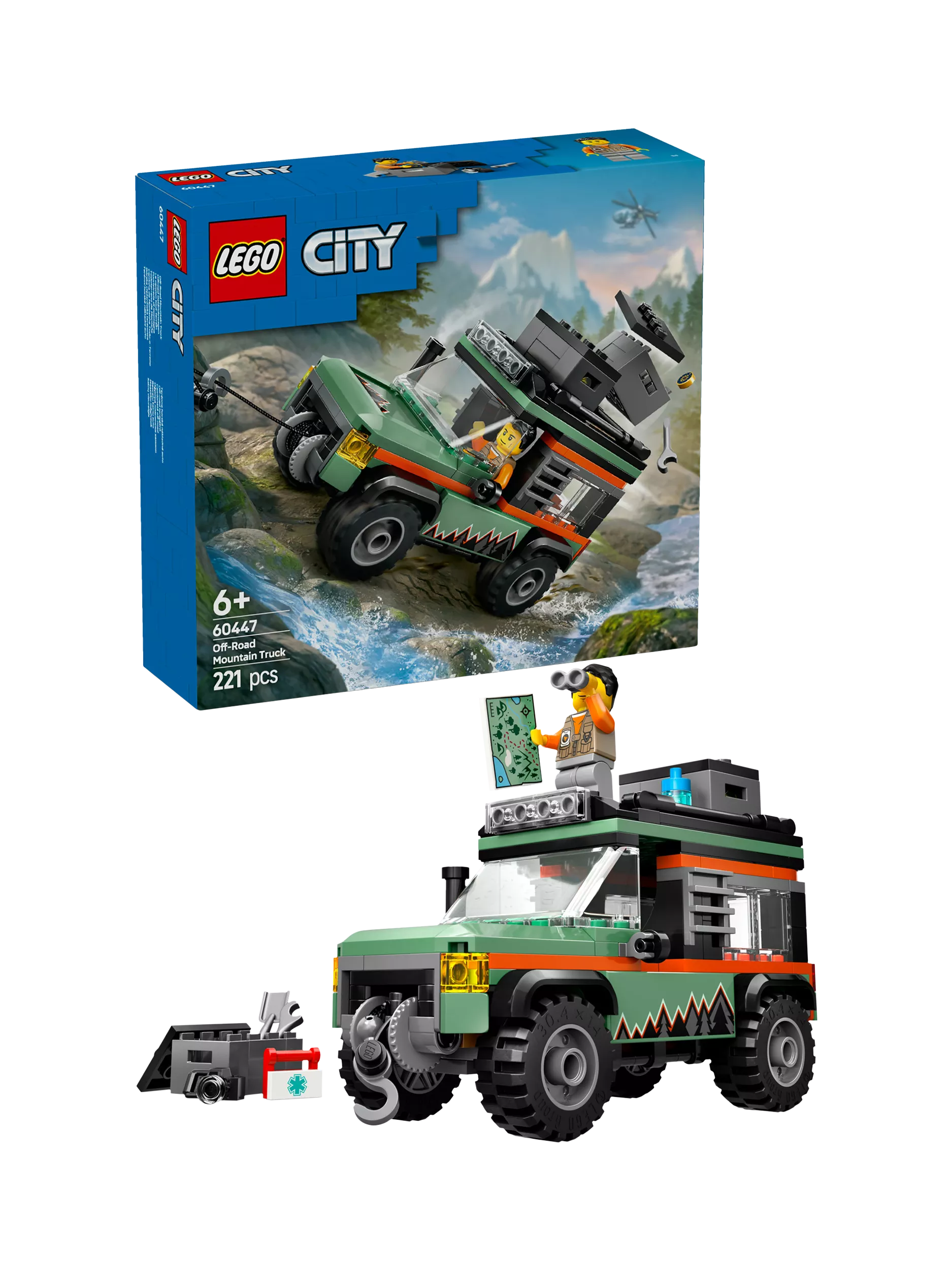 LEGO Off-Road 4x4 Mountain Truck toy vehicle set, UK version