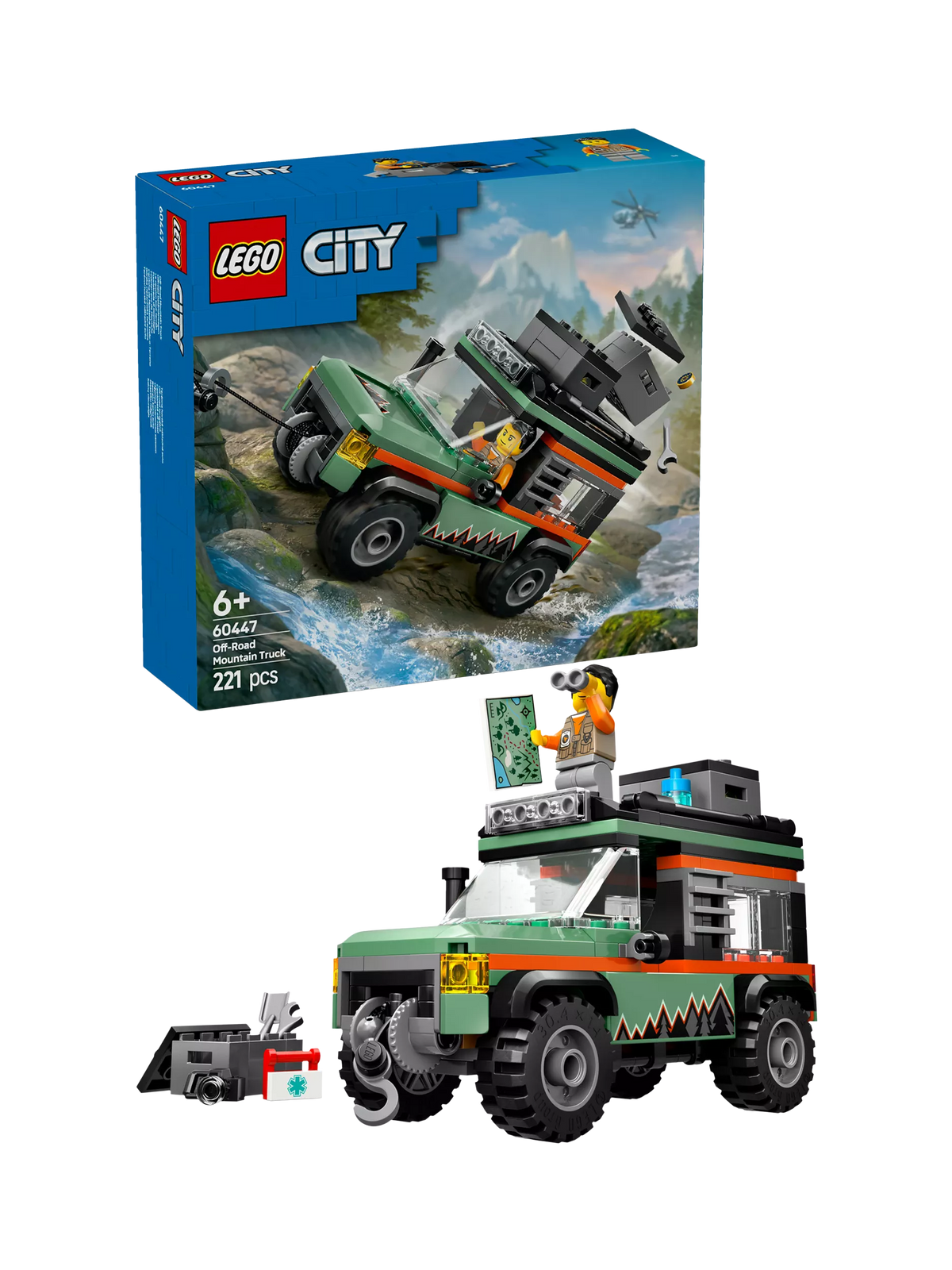 LEGO Off-Road 4x4 Mountain Truck toy vehicle set, UK version