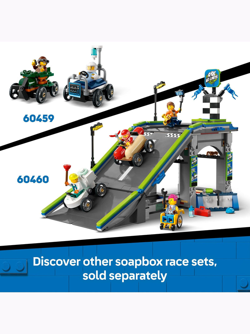 LEGO City Pizza vs Fire Truck Race Car Pack 60458, UK version