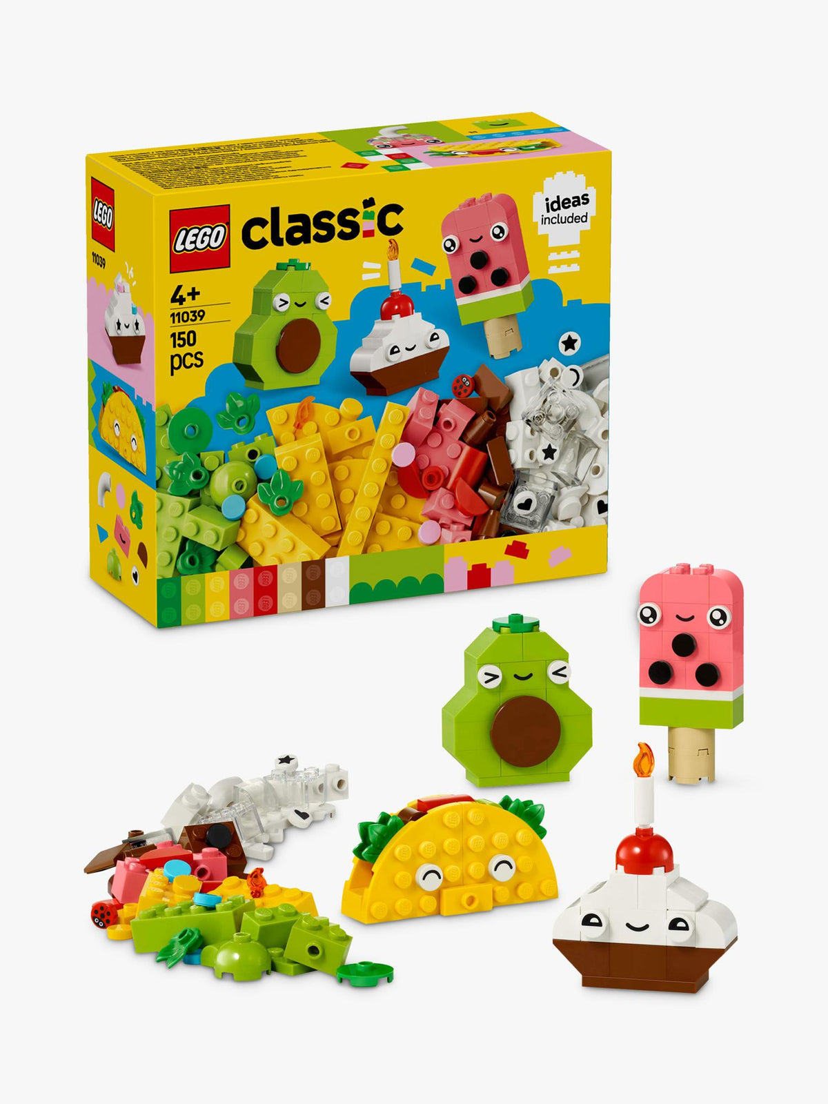 Creative Food-Themed Building Toy Set for Children 4+ Years Old
