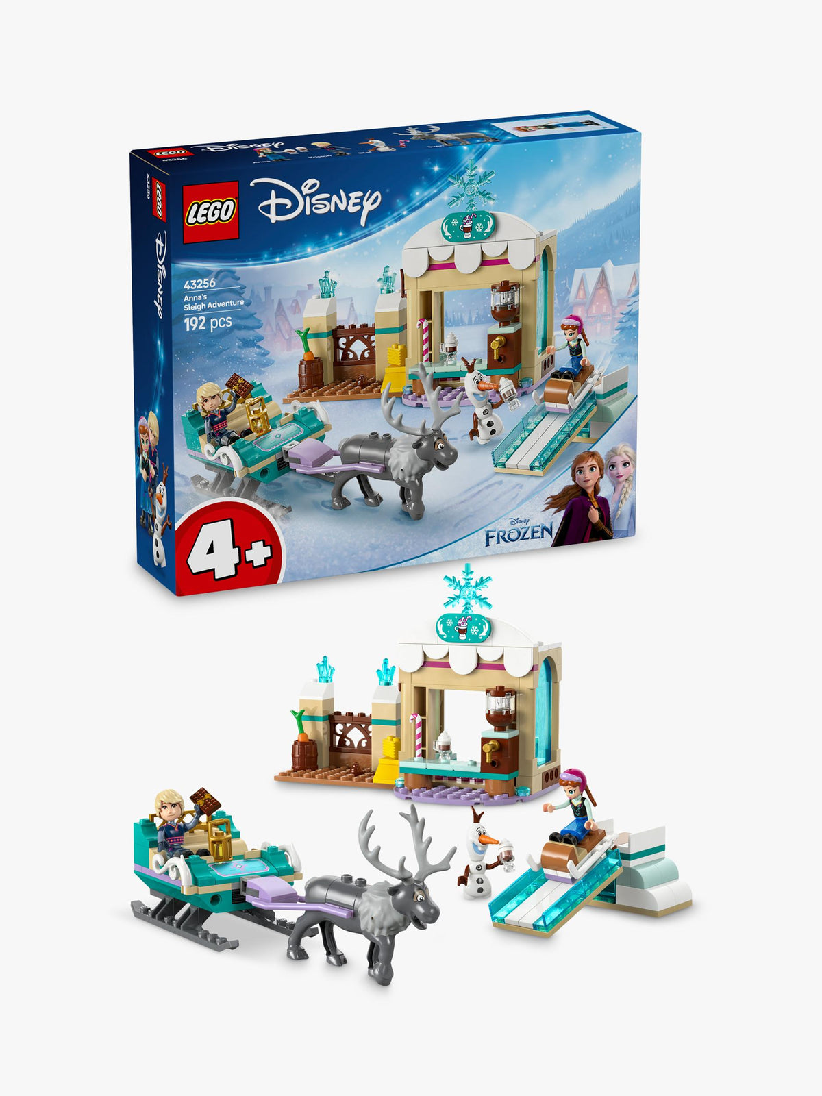 Anna's Sleigh Adventure Building Toy Set for Ages 4 and Over