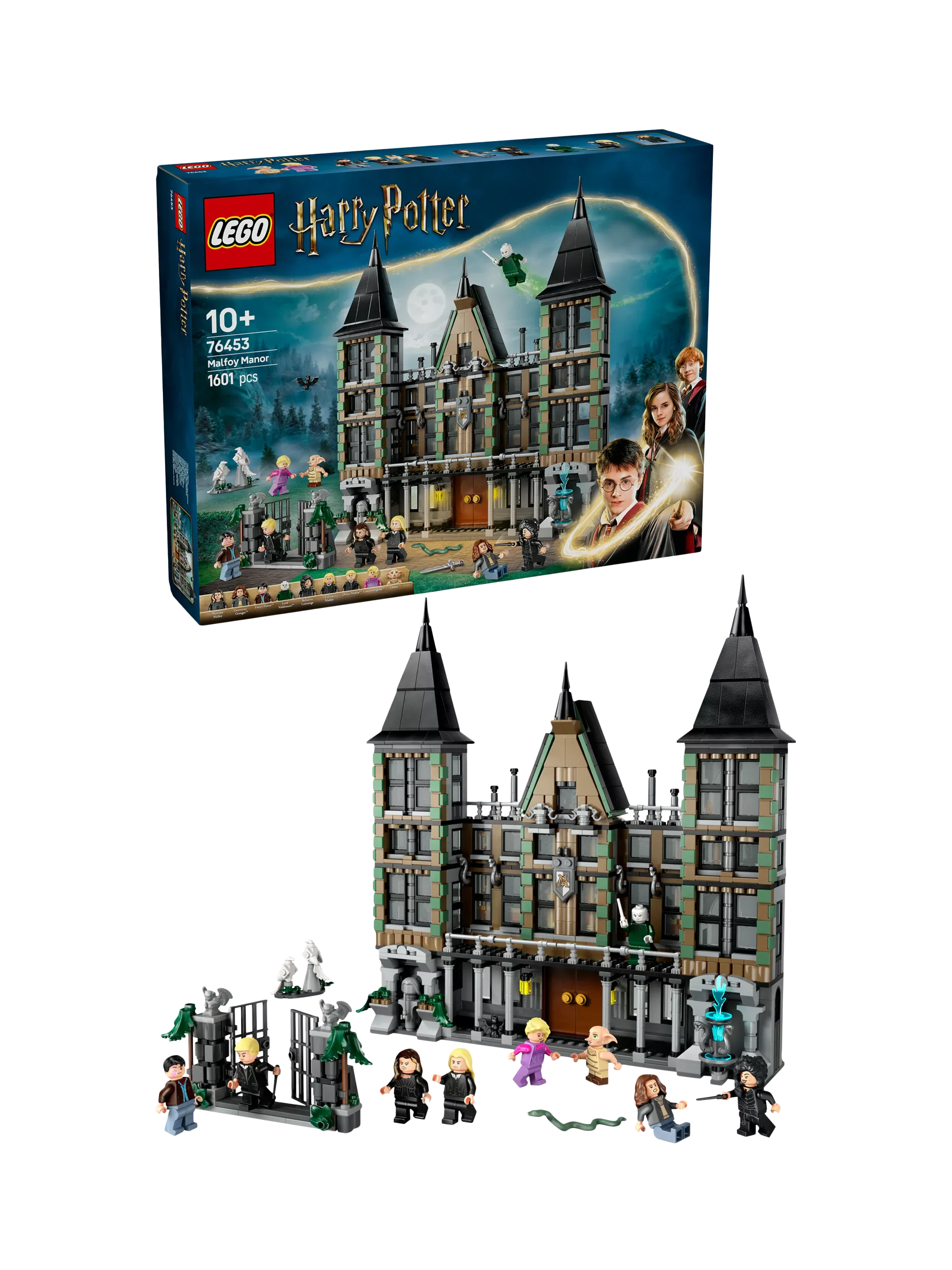 LEGO Harry Potter Malfoy Manor building toy set 76453, UK version