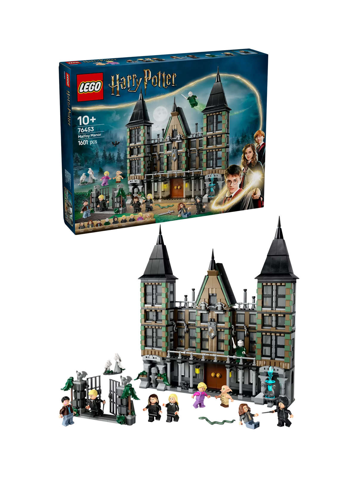 LEGO Harry Potter Malfoy Manor building toy set 76453, UK version