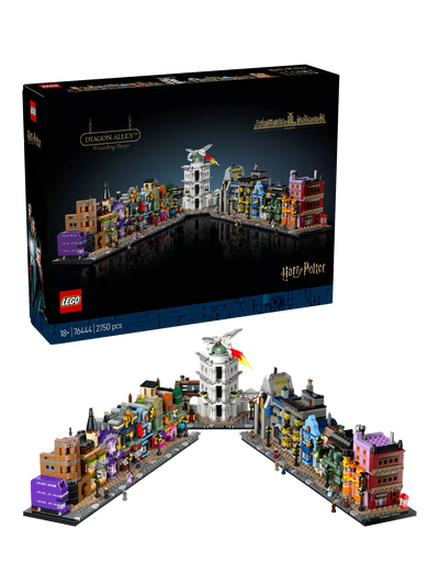 Lego Harry Potter Diagon Alley Wizarding Shops Set 76444 Playset