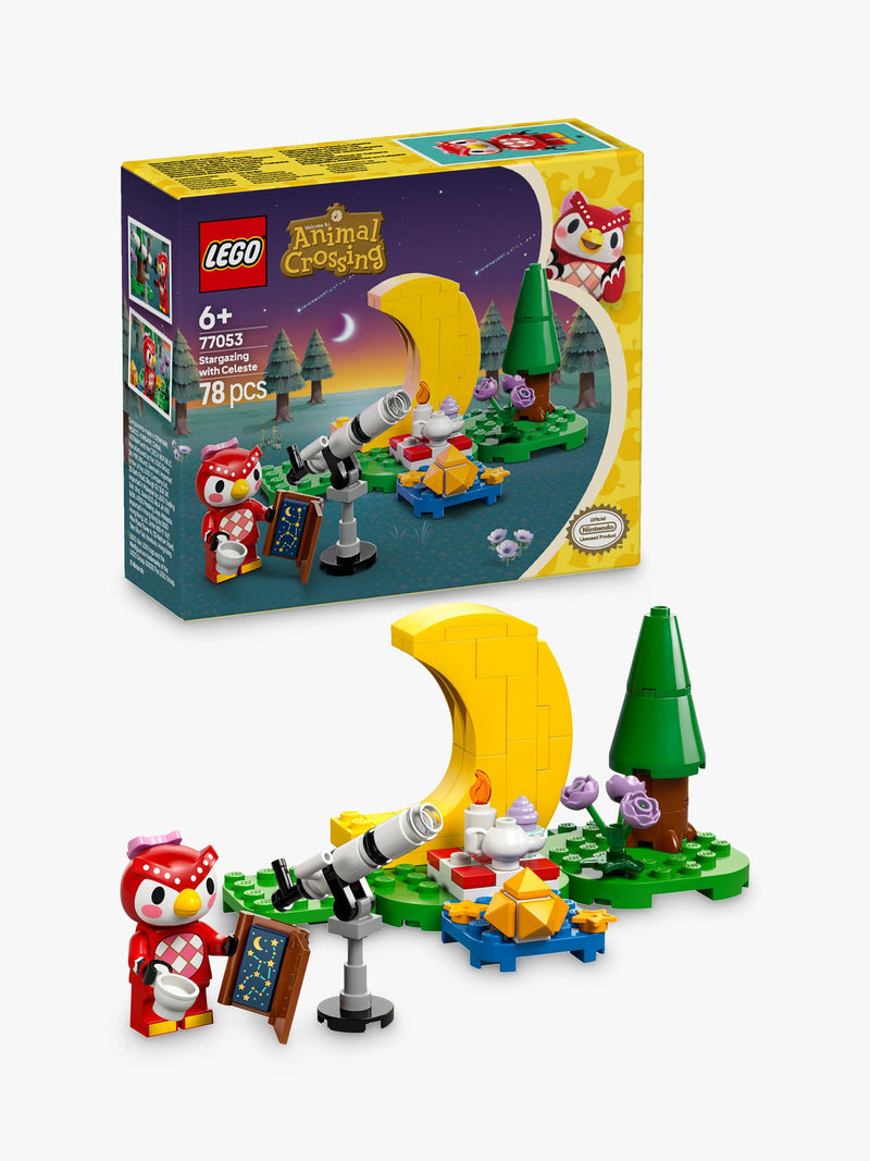 Animal Crossing stargazing building kit with Celeste minifigure, UK version