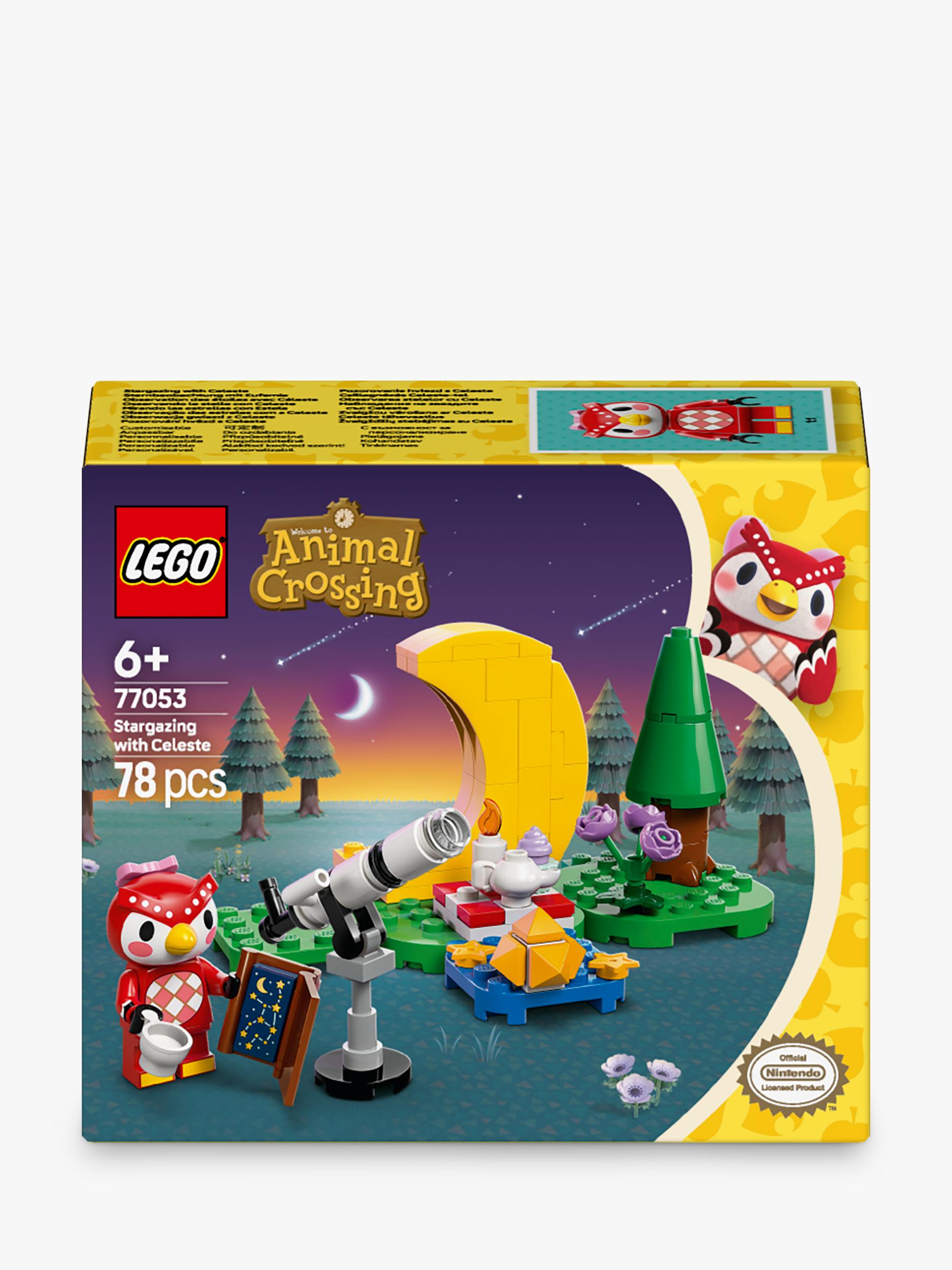 Animal Crossing stargazing building kit with Celeste minifigure, UK version