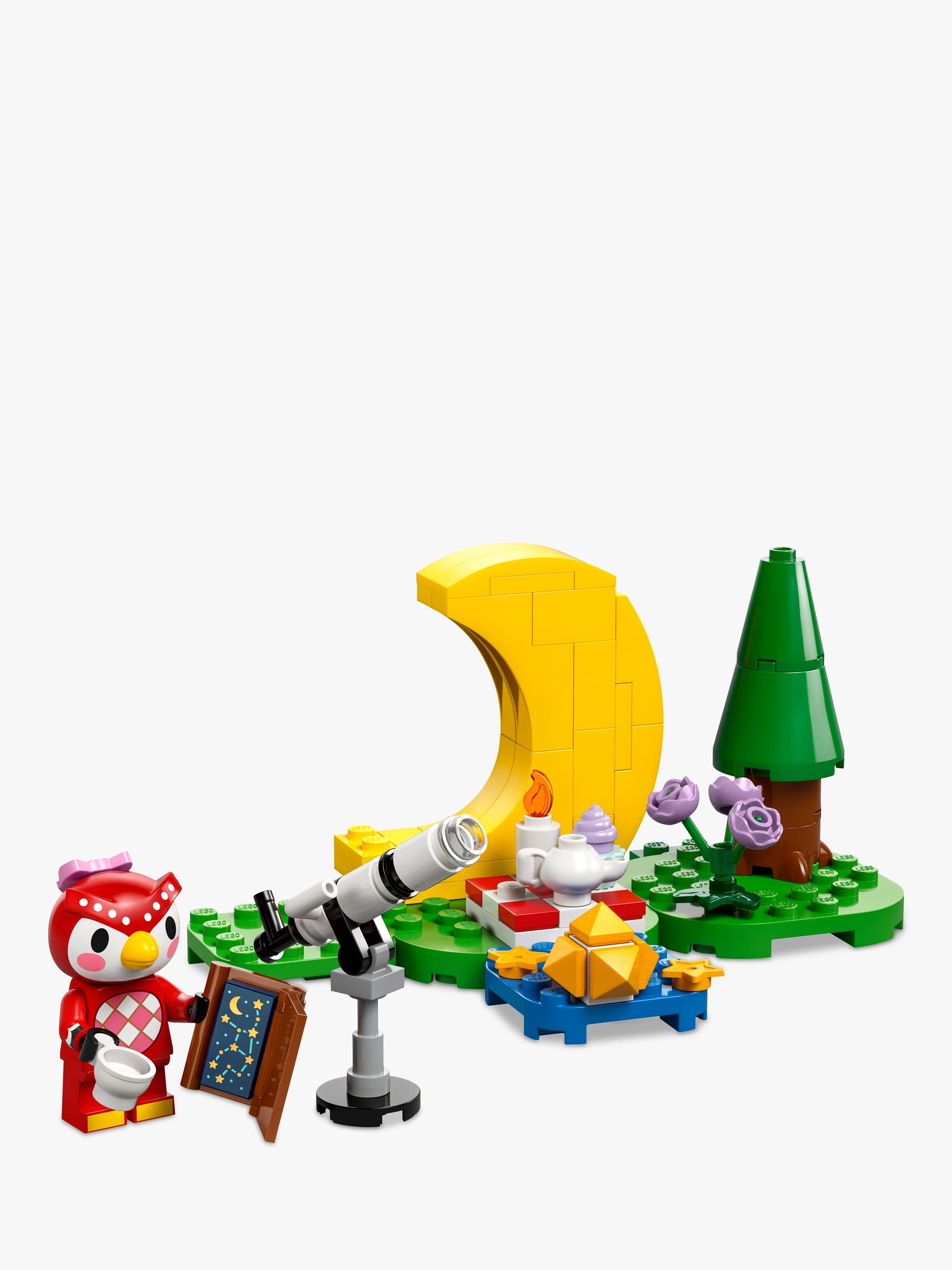 Animal Crossing stargazing building kit with Celeste minifigure, UK version