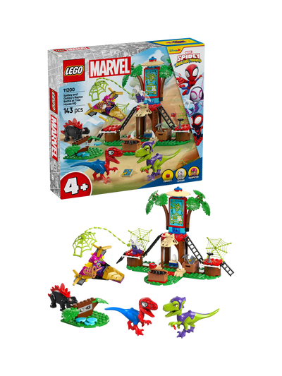 LEGO Marvel Spidey and Gobby's Raptor Battle at Tree House HQ Buildable Playset