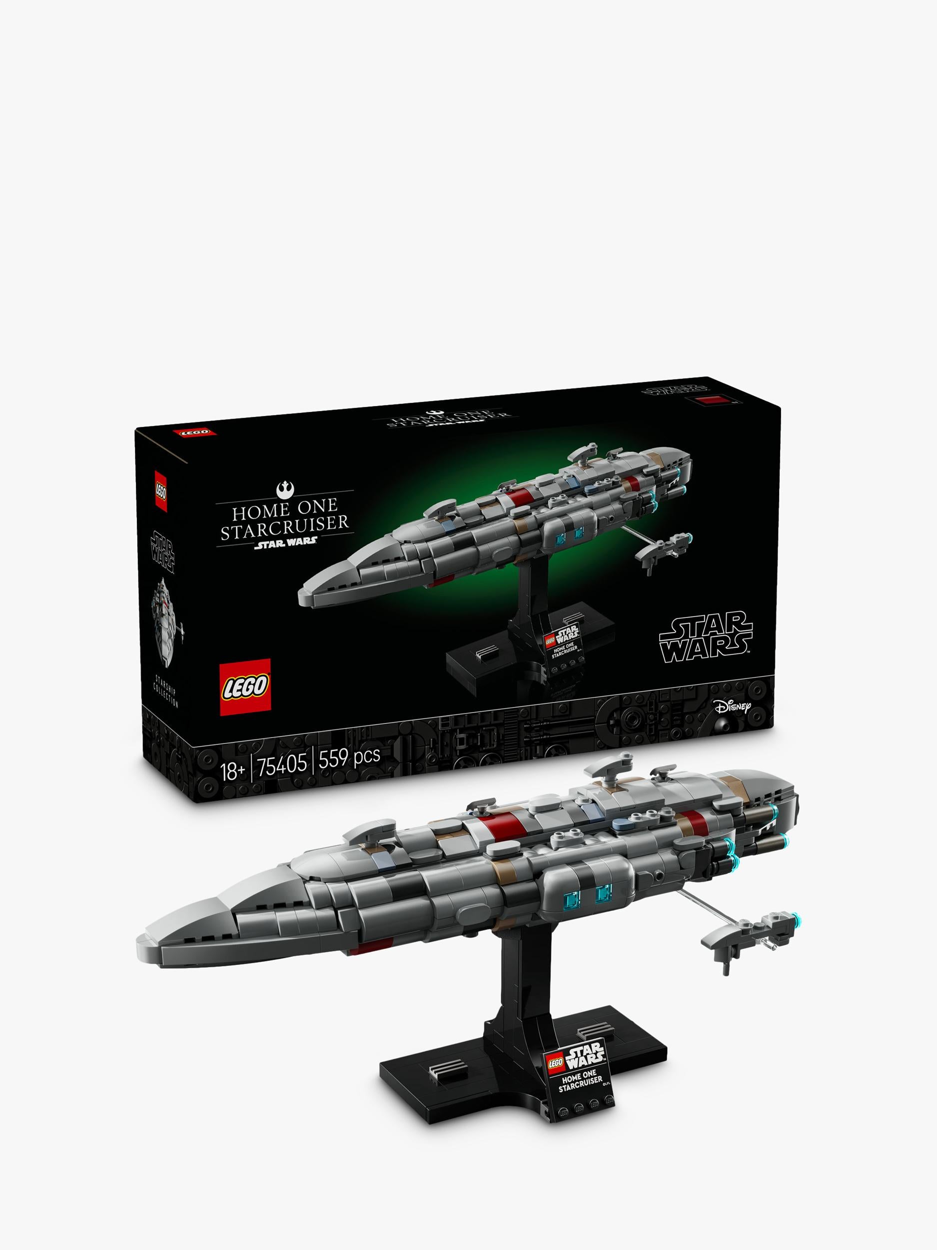LEGO Star Wars Home One Starcruiser model kit, UK version