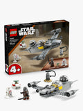 LEGO Mando and Grogu N-1 Starfighter building set, UK version
