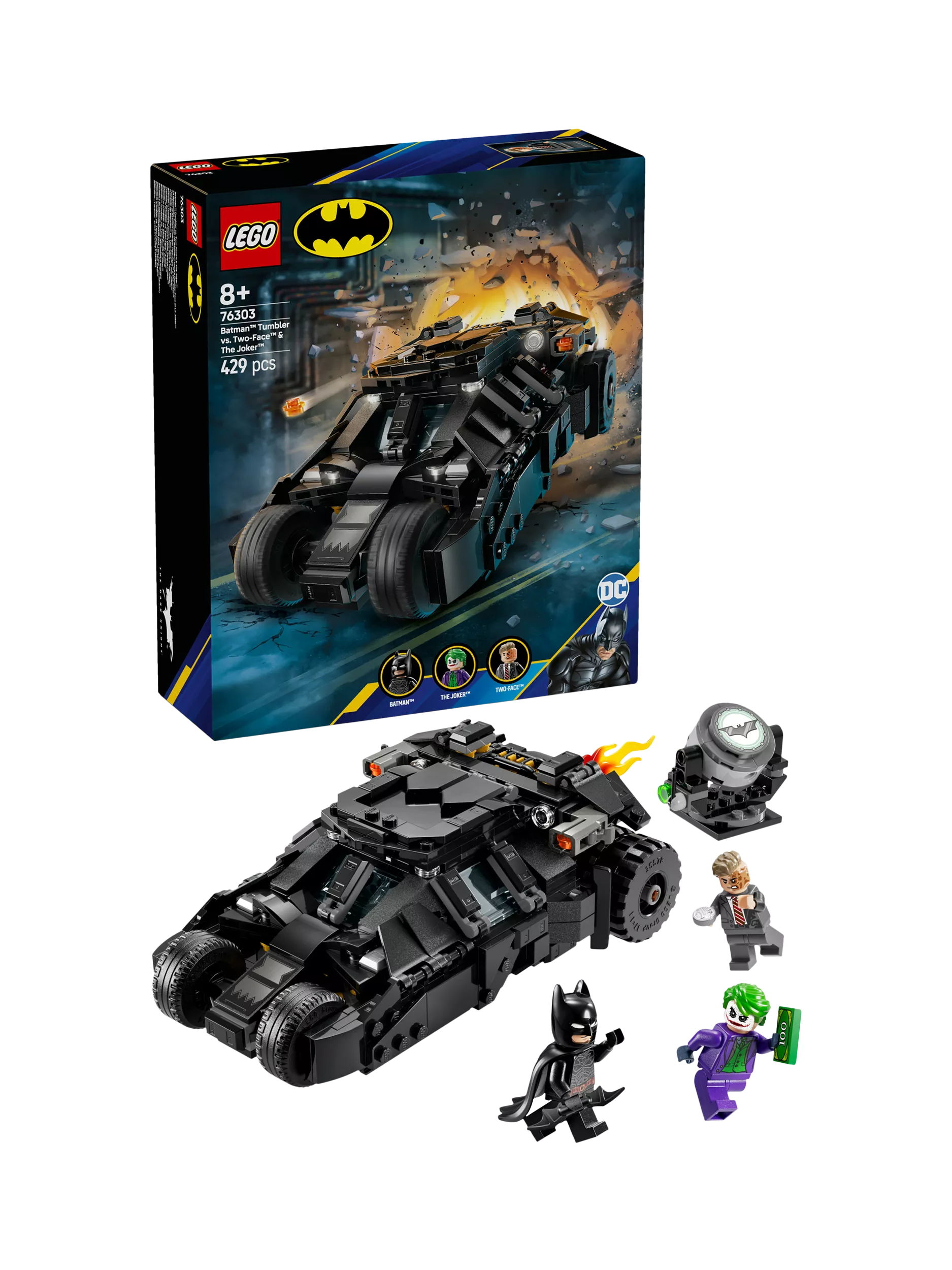 LEGO DC Batman Tumbler vs. Two-Face & The Joker Set, UK version