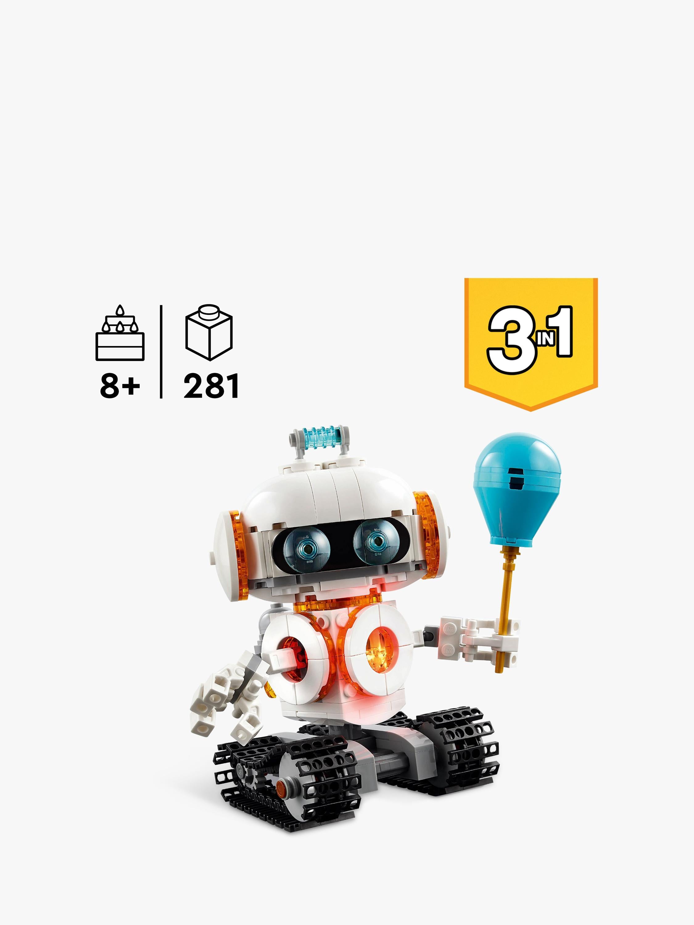 Lego Creator 3in1 Space Robot building set, UK version
