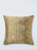 Harlequin Aconite cushion with dappled design and metallic highlights, UK version