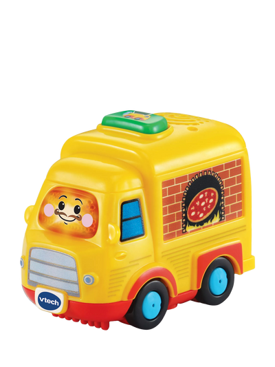 Interactive Pizza Truck Toy with Light-Up Button and Songs for Toddlers