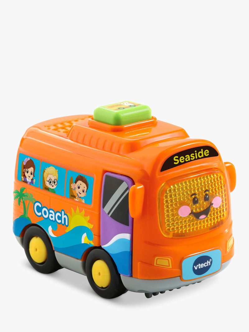 VTech Toot-Toot electronic toy coach with light-up button and sounds (British brand)