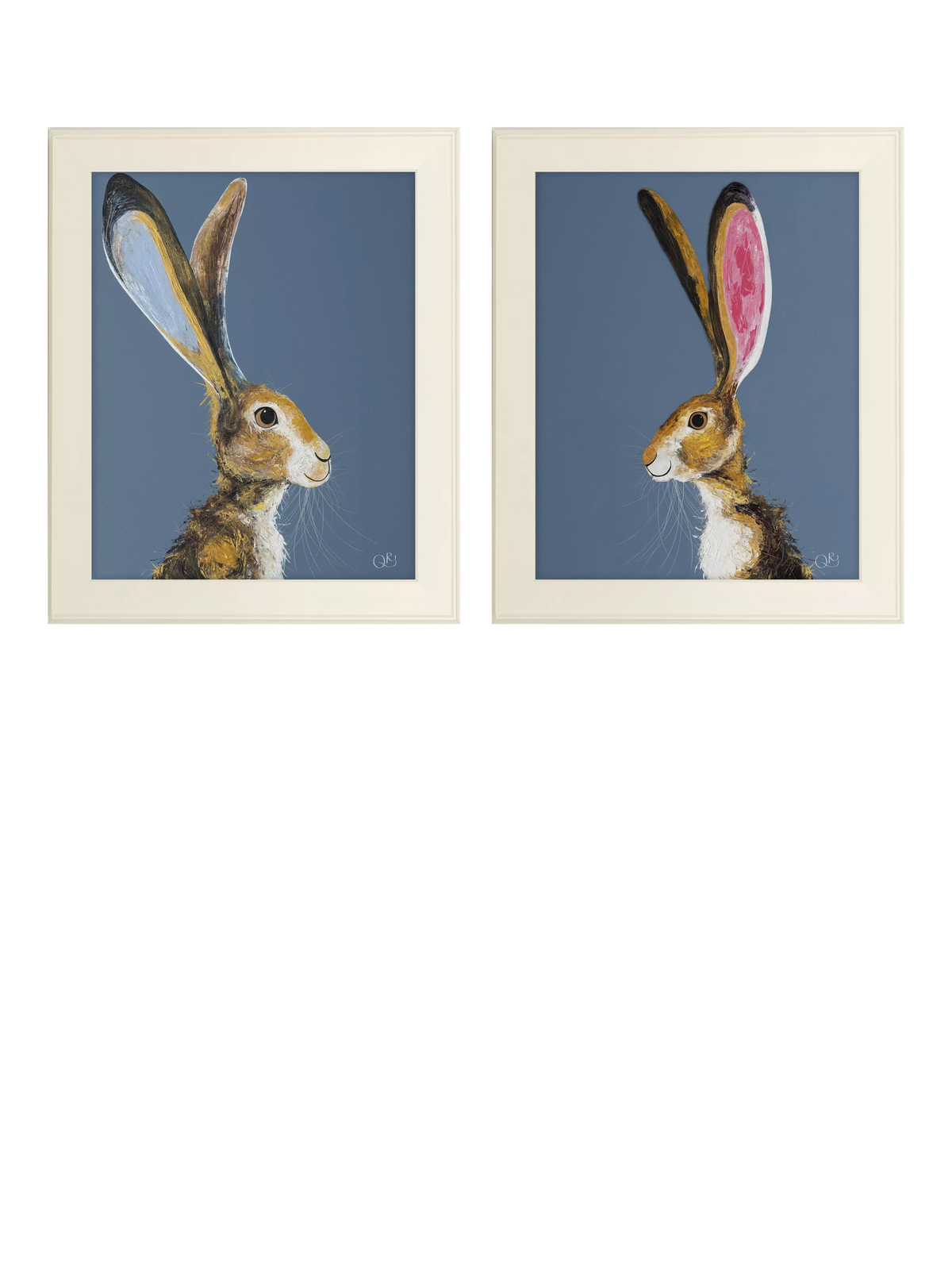 John Lewis framed prints 'Aurora' and 'Harry' 59 x 49cm, UK version