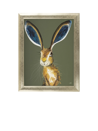 John Lewis Quinn Russell 'Marley' Framed Print, Green/Gold, 92 x 72cm