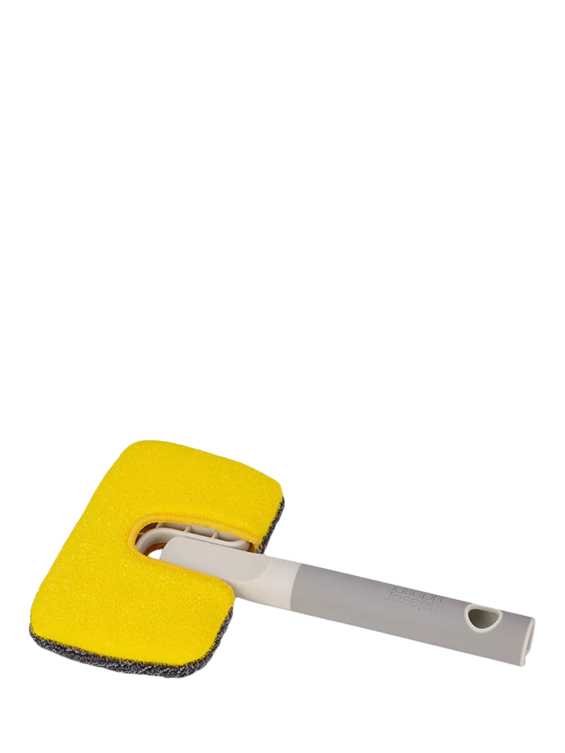 Joseph Joseph dual-sided surface scrubber in Light Stone, UK version