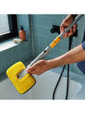 Joseph Joseph dual-sided surface scrubber in Light Stone, UK version