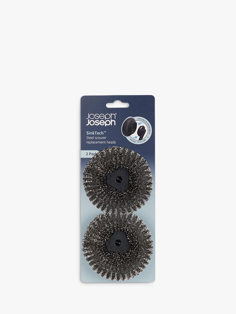Joseph Joseph steel scourer heads pack of 2, UK version