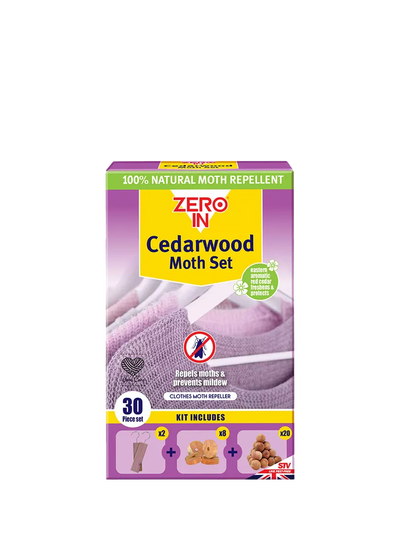 Zeroin Cedarwood Moth Repellent Set Household Moth Repellent Kit