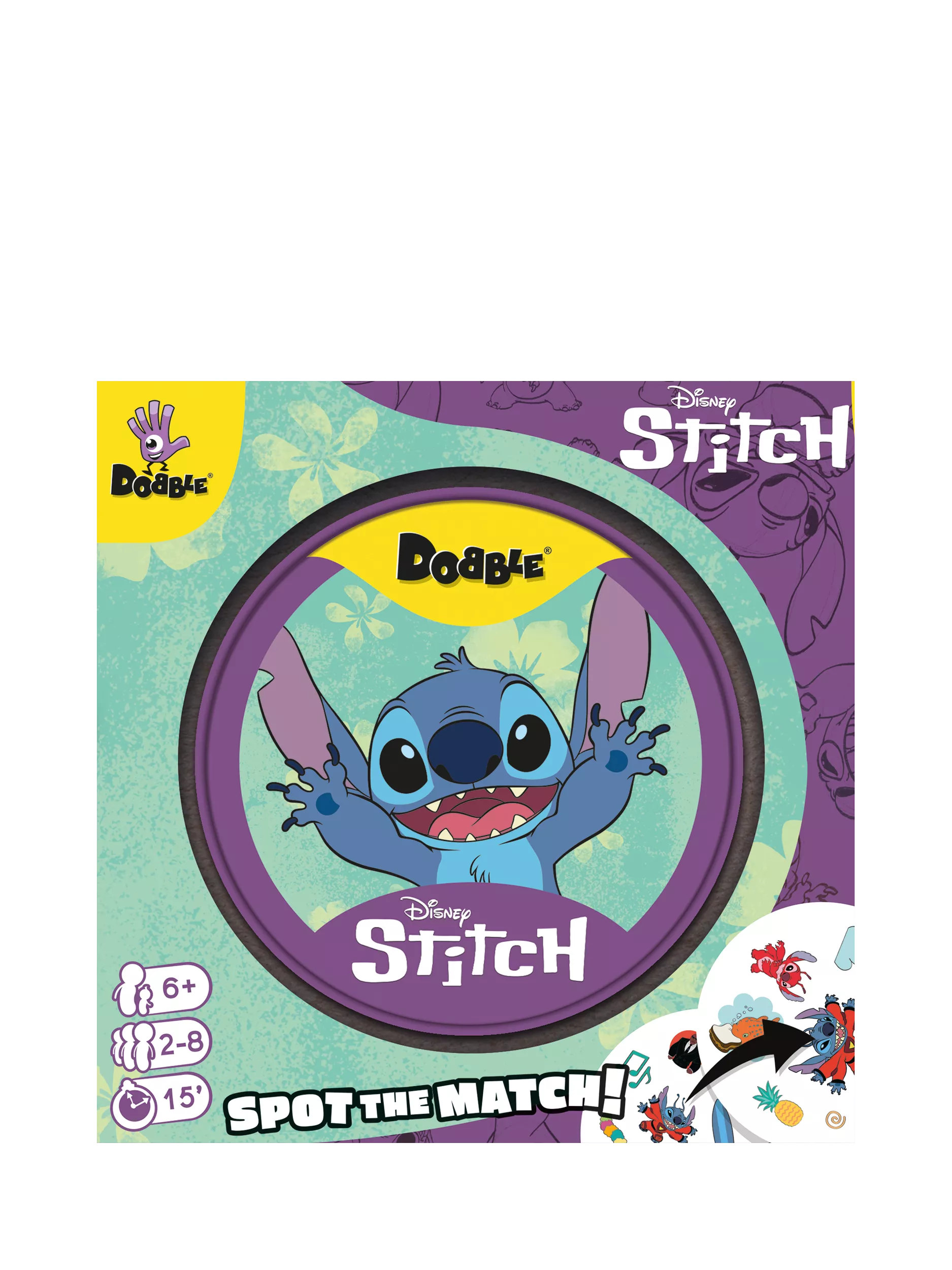 Esdevium Dobble Disney Lilo & Stitch spot the match game - British product