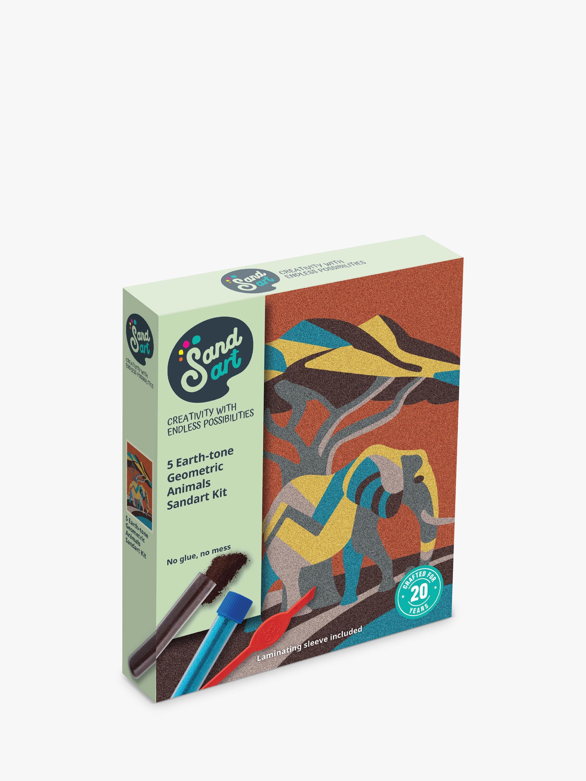 Sandart Geo Animals Craft Kit