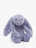 Soft Bunny Plush Toy with Pink Suedette Nose and Long Ears