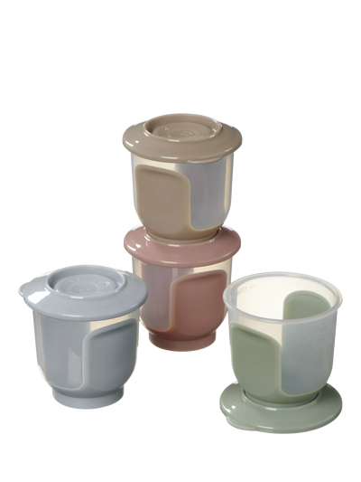 Baby Weaning and Storage Pots, Pack of 4, 120ml Each