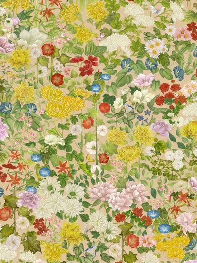 Cole & Son Flora Province Wallpaper in Taupe and Neutral