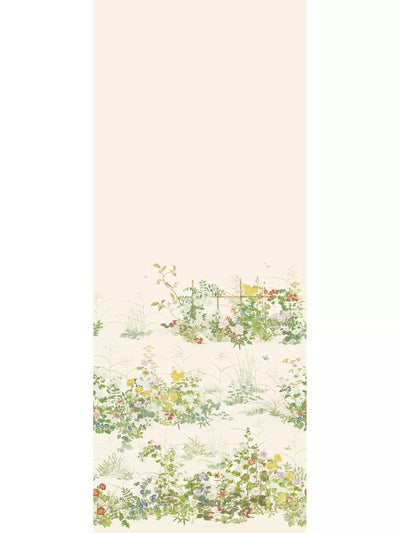 Cole & Son Scenic Flora Natural White Wallpaper