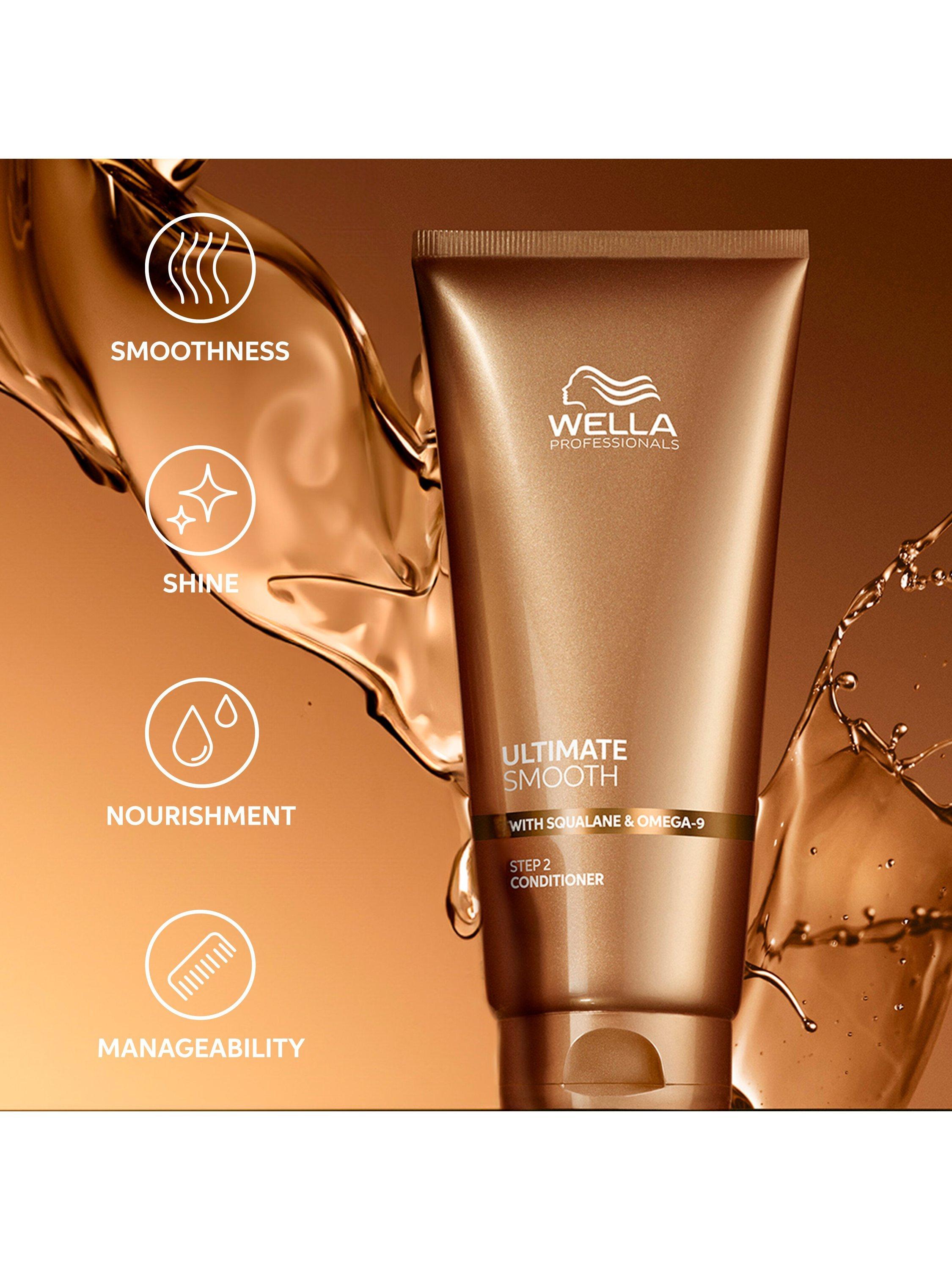 Wella Professionals ultimate smooth hair conditioner for dry and frizzy hair 200ml (British brand)