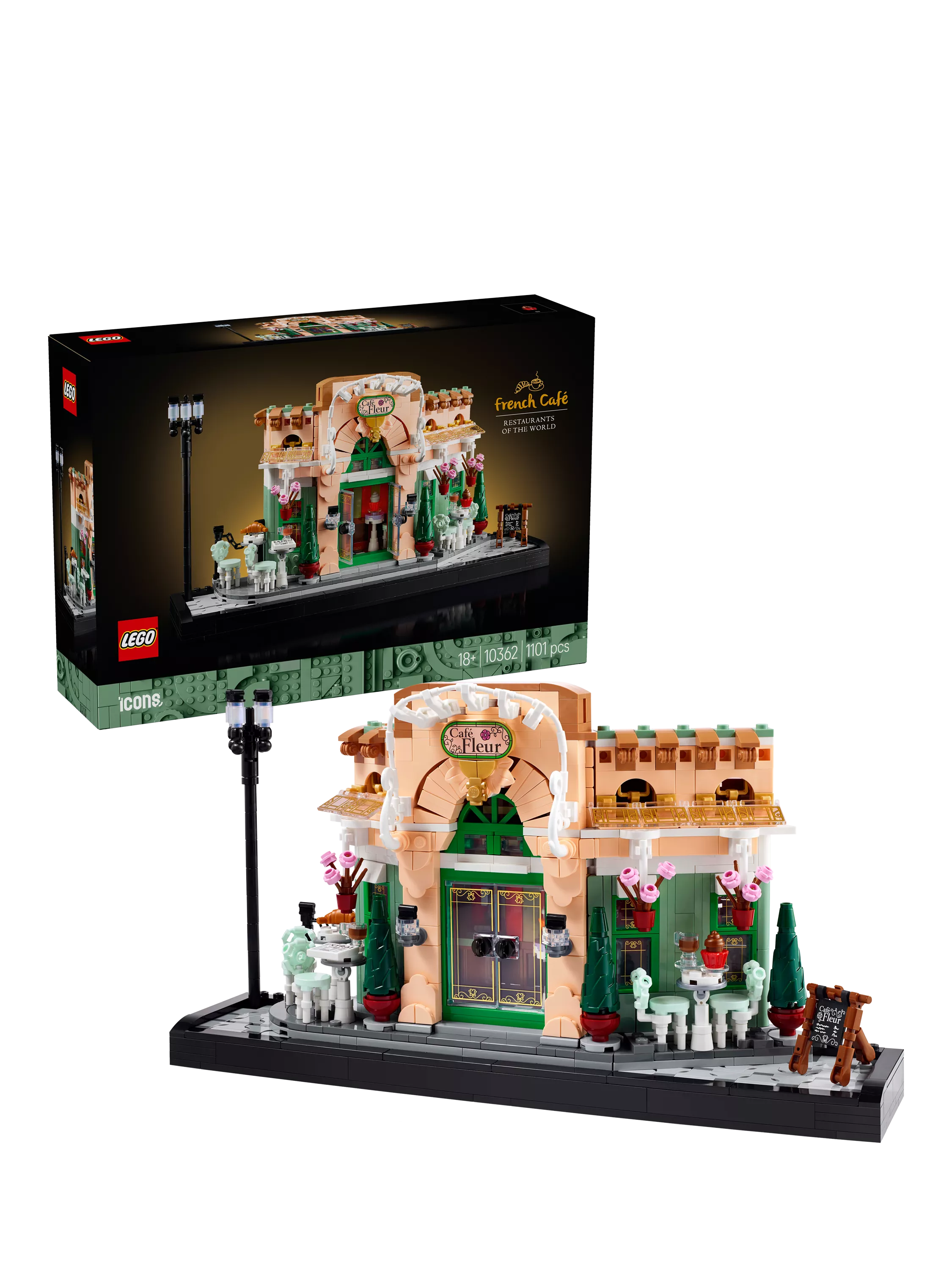 LEGO French Café building set for adults, UK version