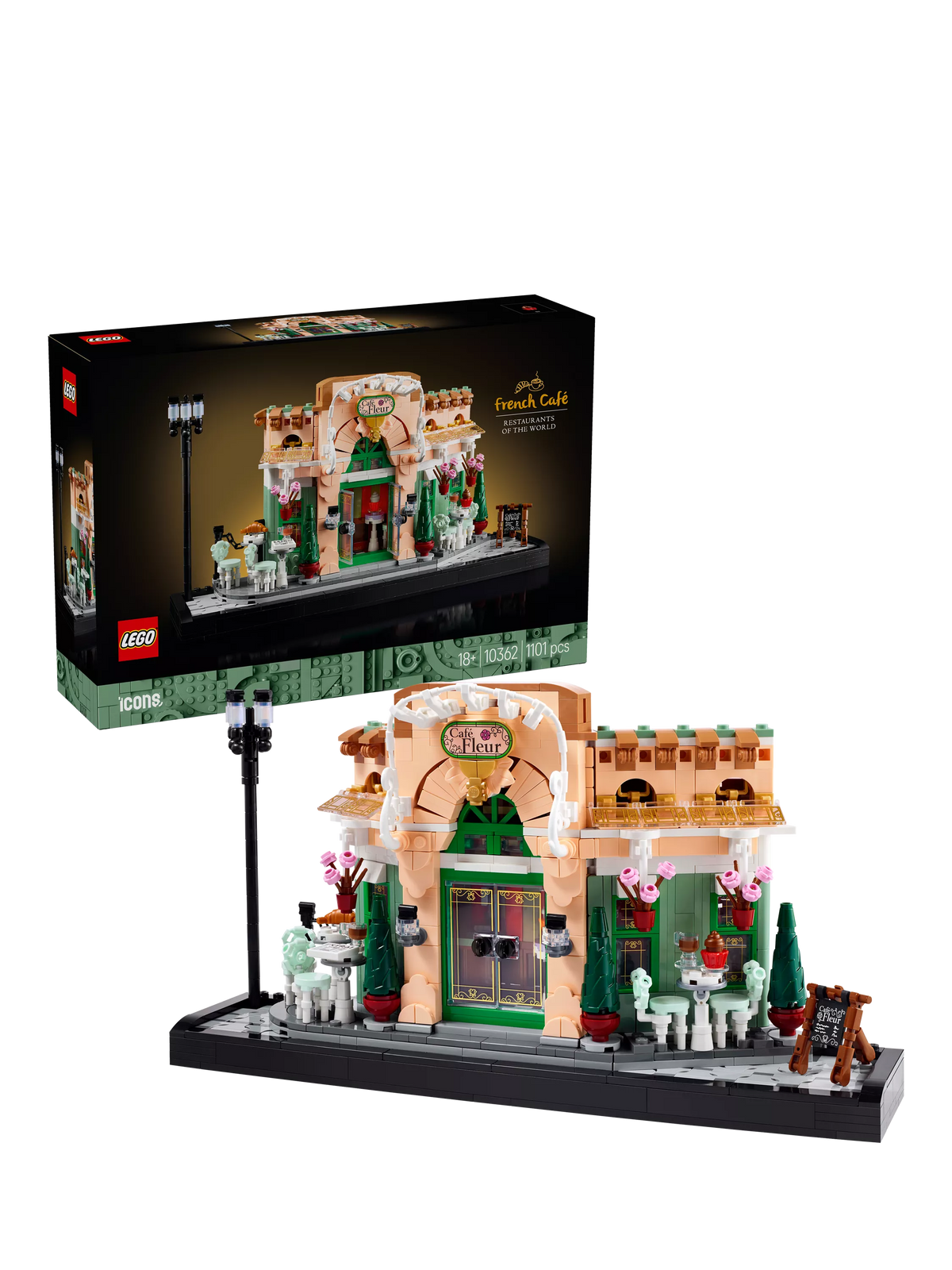 LEGO French Café building set for adults, UK version