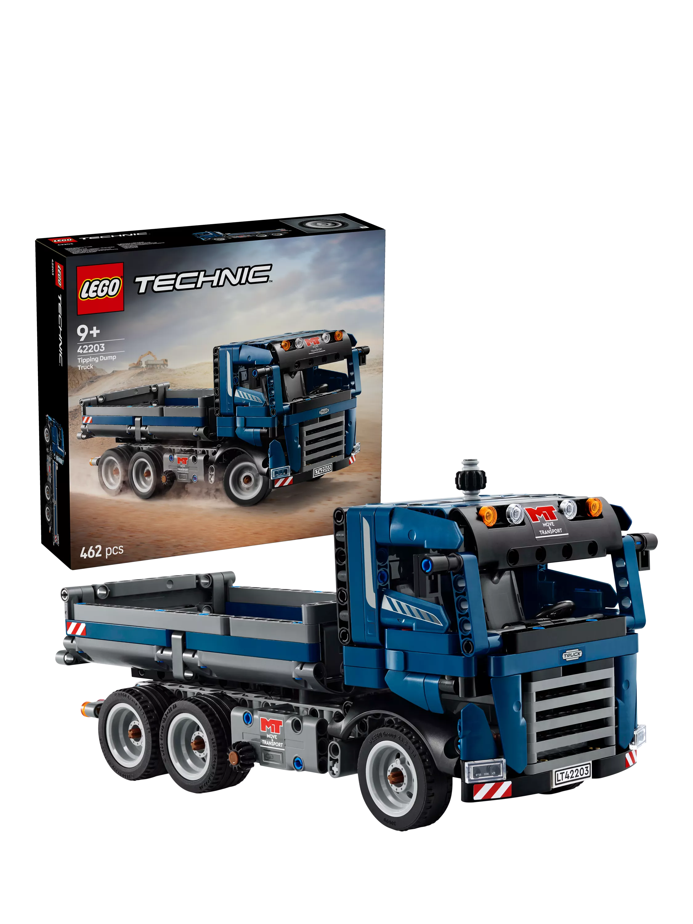 LEGO Technic Tipping Dump Truck toy, UK version
