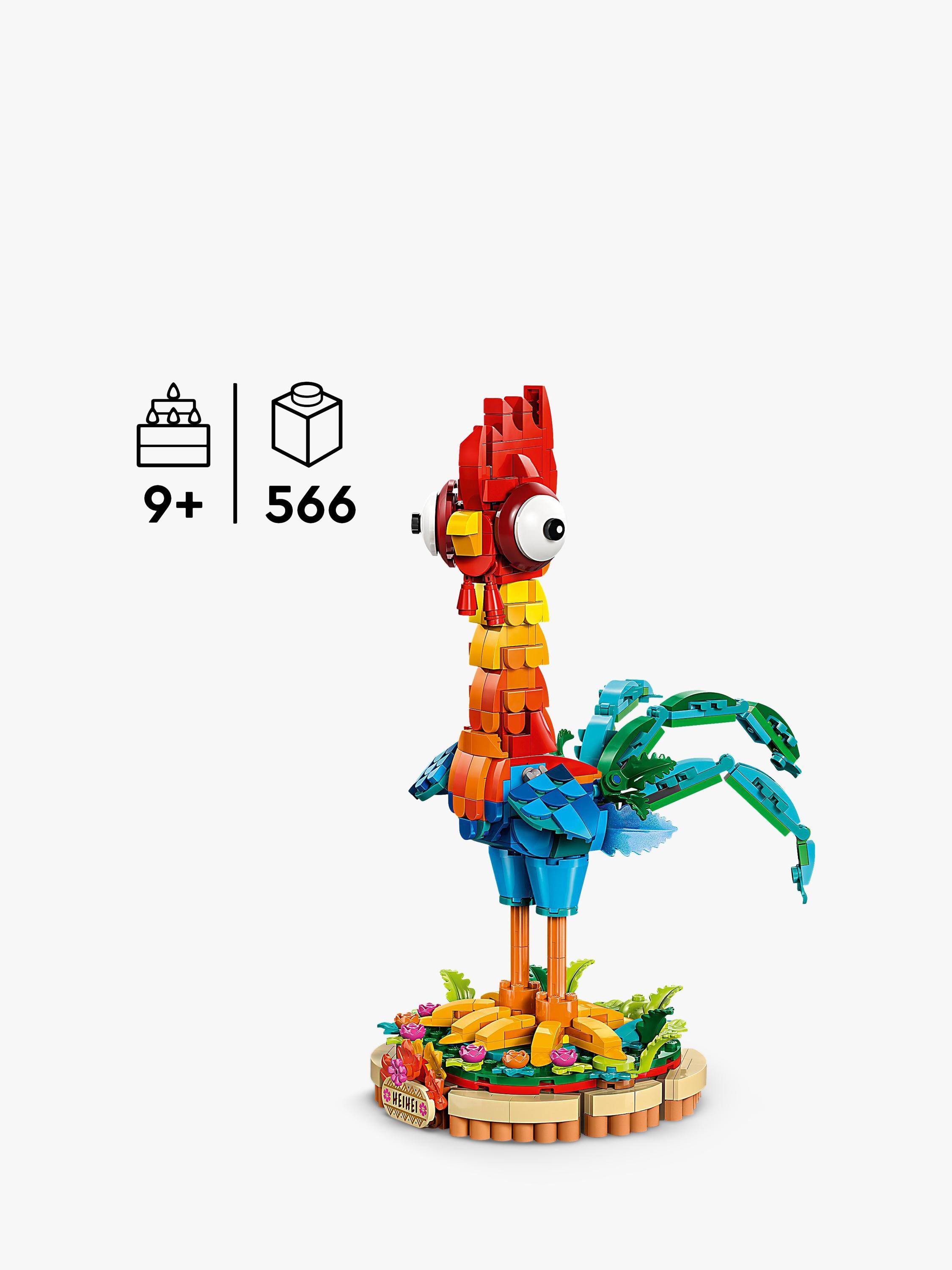 Lego Disney Moana 2 Heihei buildable animal toy, UK version