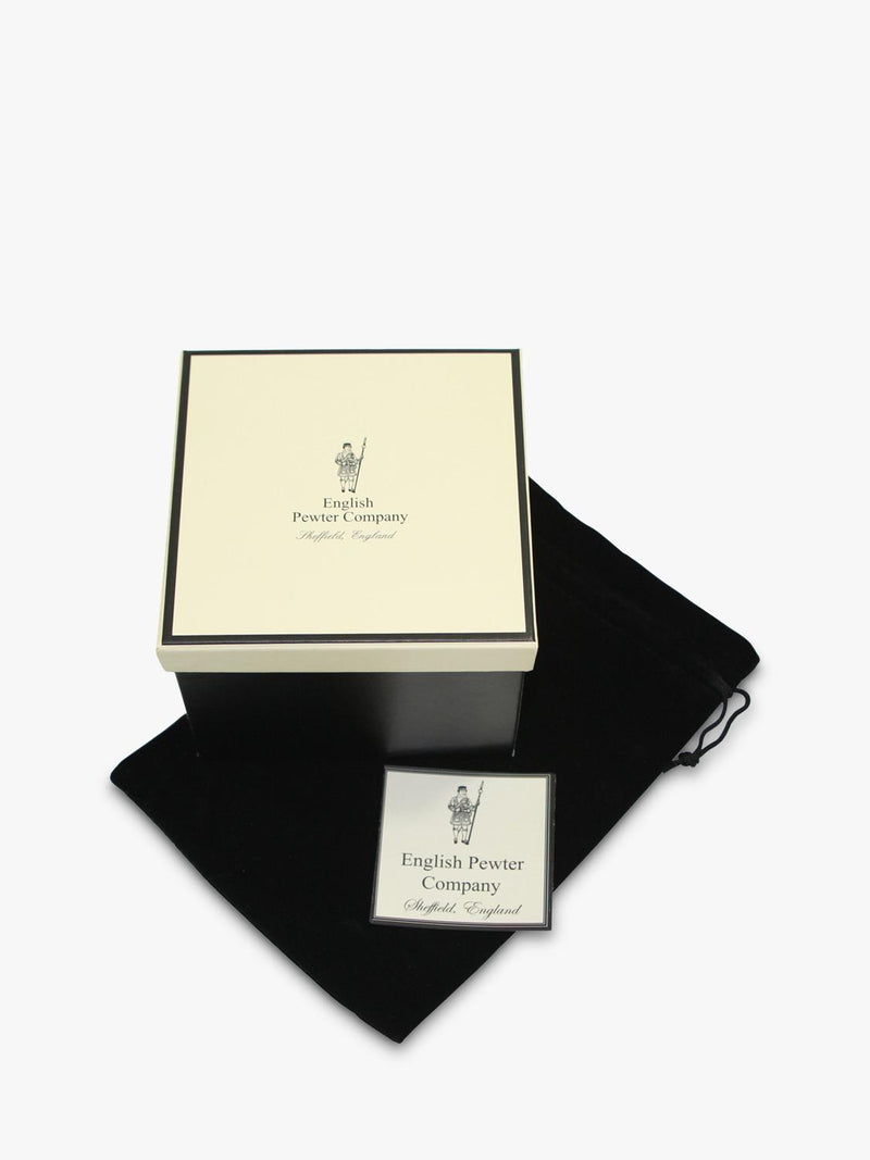 English Pewter Company Glencairn Whisky Crystal Glass Stag Tumbler 200ml - British product
