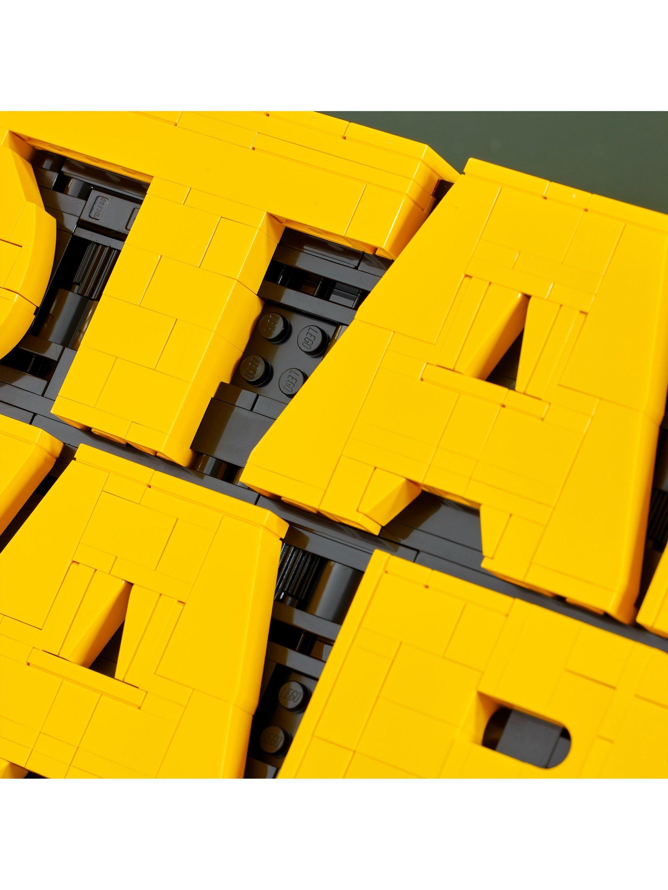 LEGO Star Wars brick-built logo sign building set, UK version